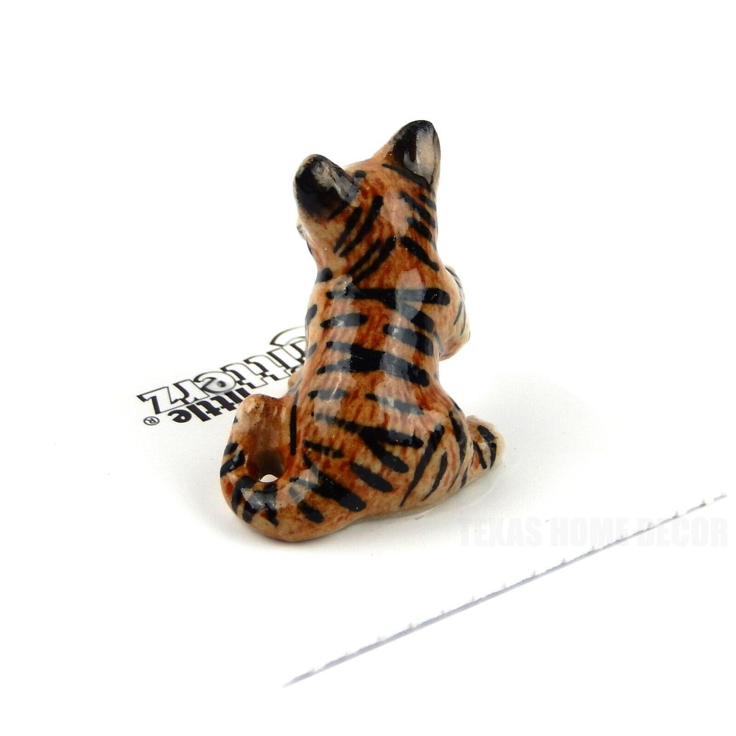 Little Critterz Miniature Collectors Tiger Cub Porcelain Figurine