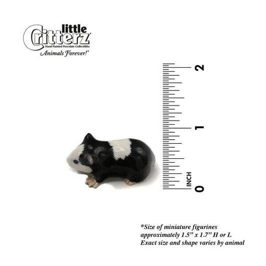 Little Critterz Miniature Collectors Guinea Pig "Ziggy" Porcelain Figurine