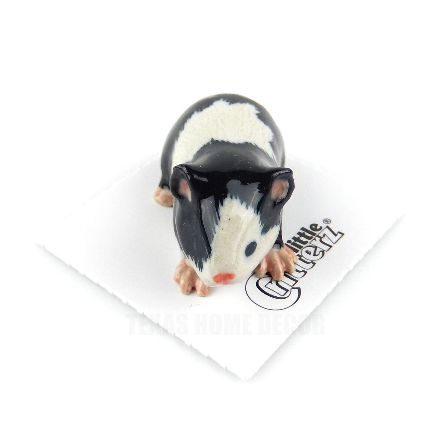 Little Critterz Miniature Collectors Guinea Pig "Ziggy" Porcelain Figurine