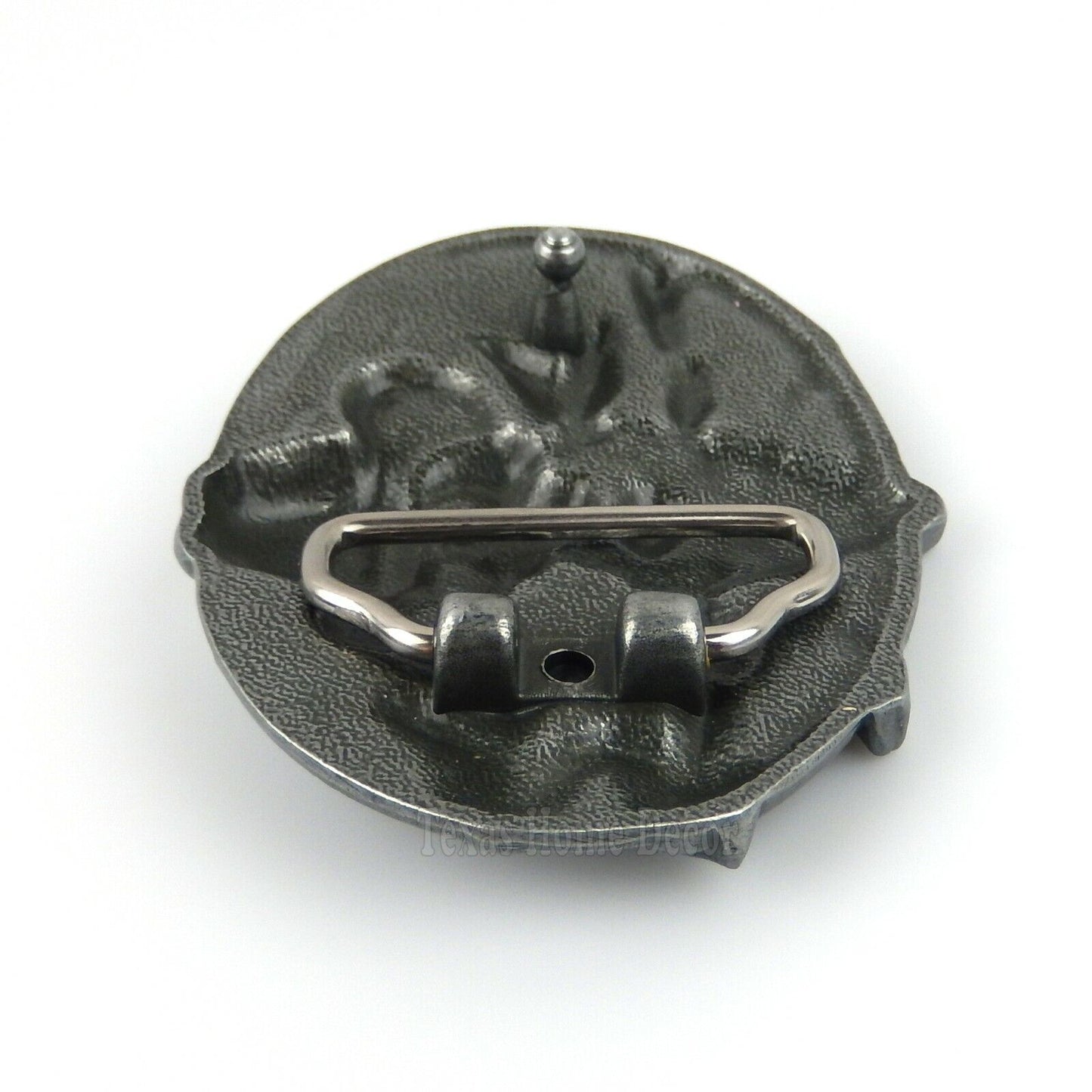 Dead Cowboy Belt Buckle Skull Crossed Guns Rattlesnake Western Fits 1.5" Belt