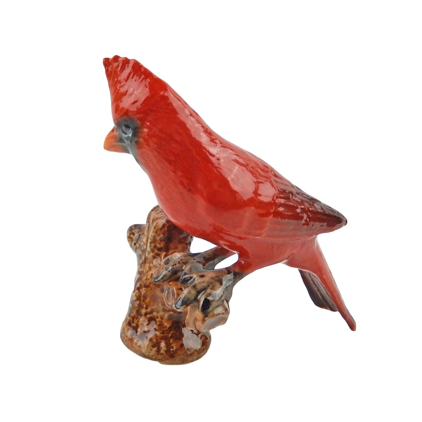 Northern Rose Collectors Red Cardinal Bird on Branch Porcelain Figurine