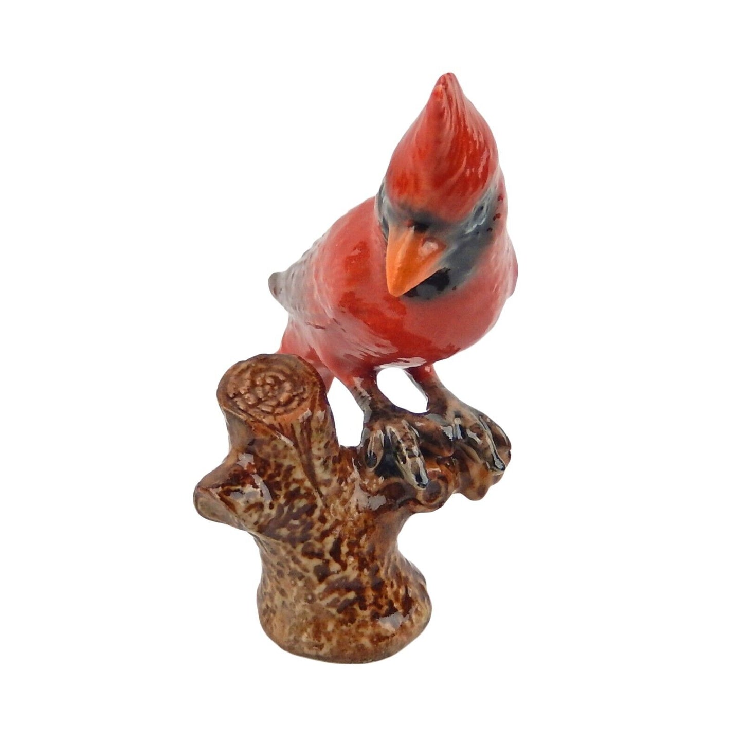 Northern Rose Collectors Red Cardinal Bird on Branch Porcelain Figurine