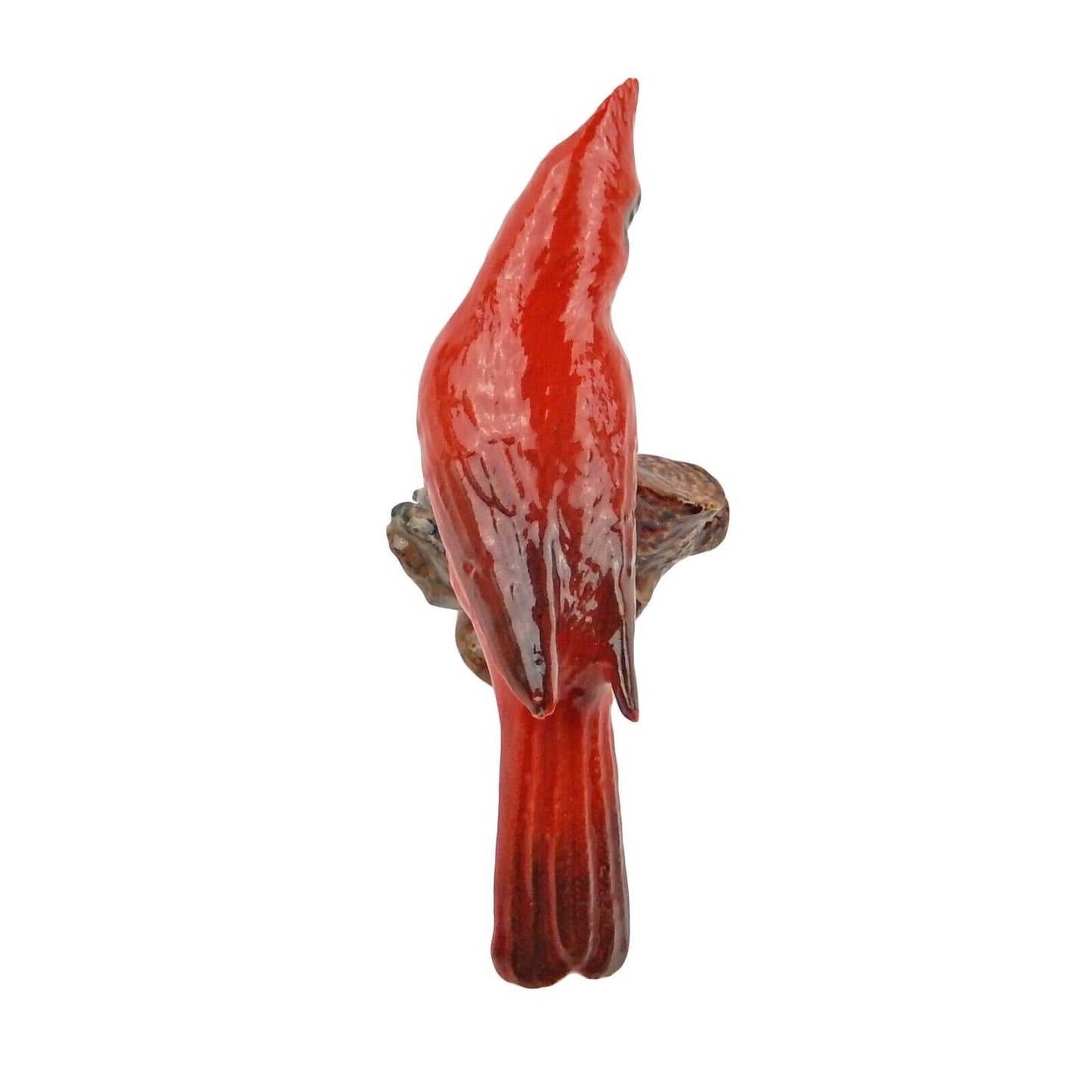 Northern Rose Collectors Red Cardinal Bird on Branch Porcelain Figurine