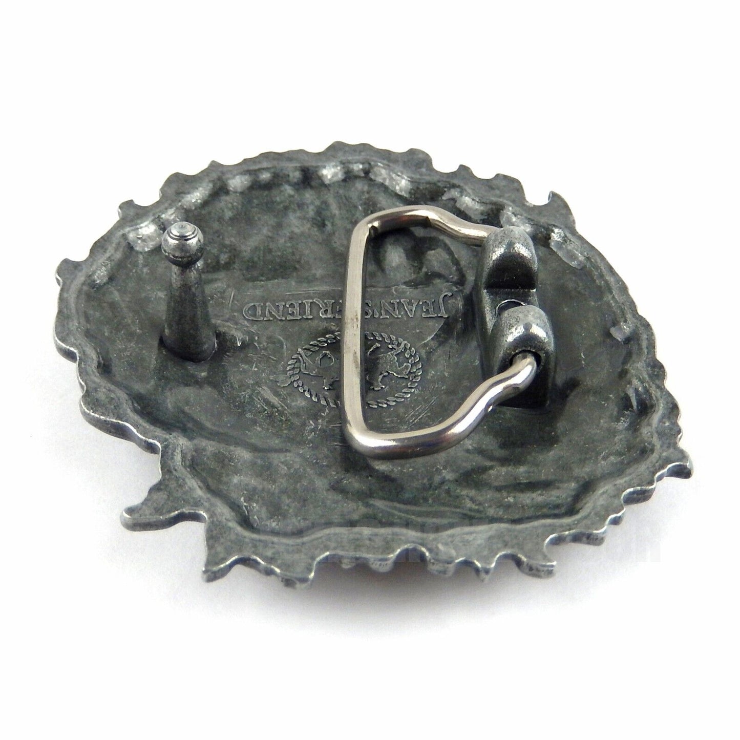 Lion Head Belt Buckle Antique Silver Finish Wildlife Safari Fits 1.5" Belts