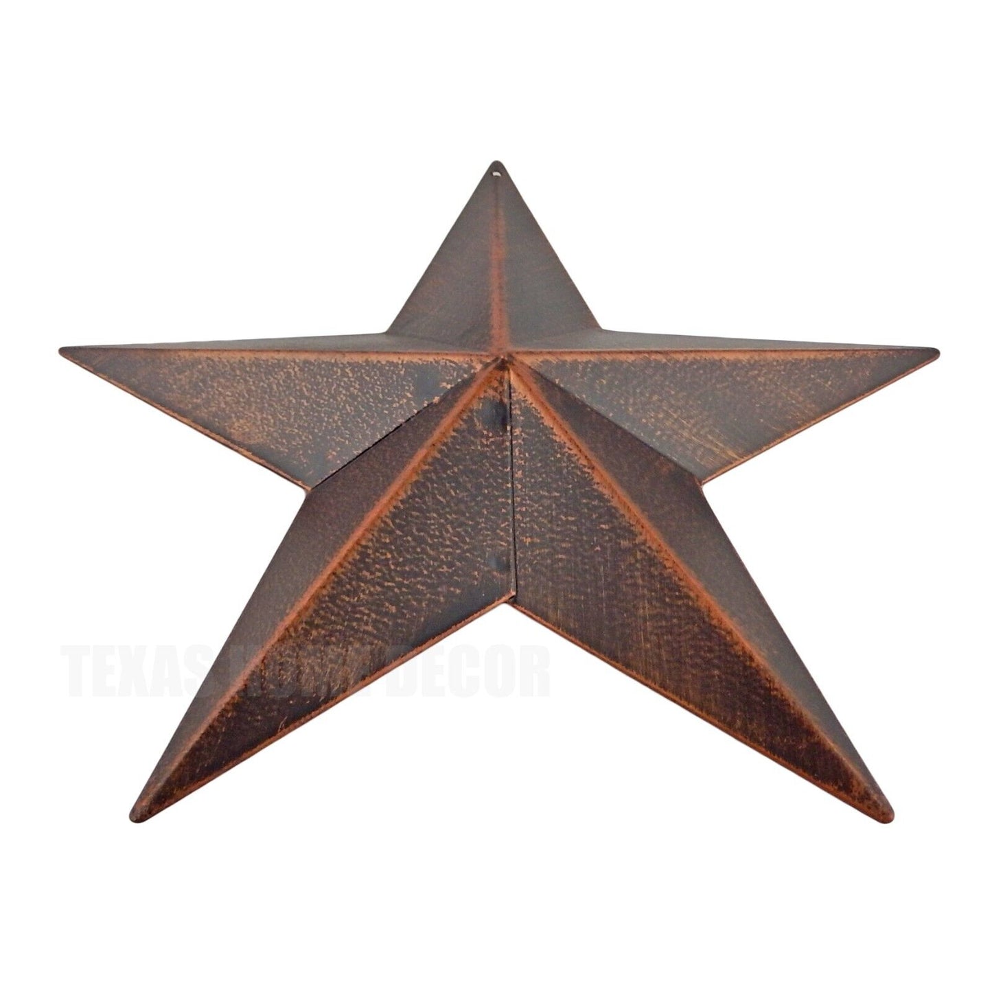 Rustic Texas Metal Barn Star Brushed Bronze Tin Wall Mounted Decor Western 9 in