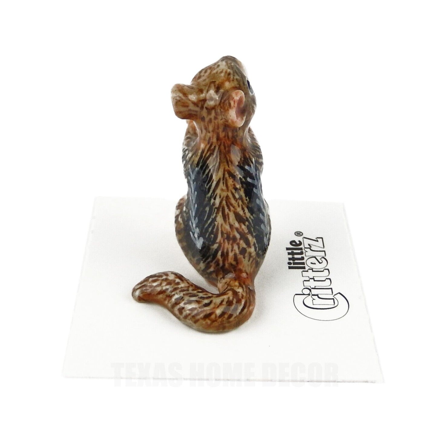 Little Critterz Miniature Collectors Chipmunk "Chipper" Porcelain Figurine