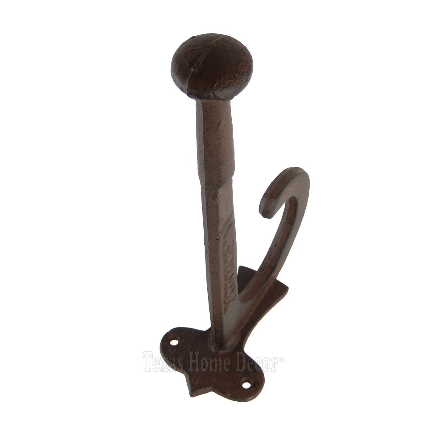 XL Harness Double Hook Coat Hanger Cast Iron Heavy Duty Farm Shed Barn 9 3/4"