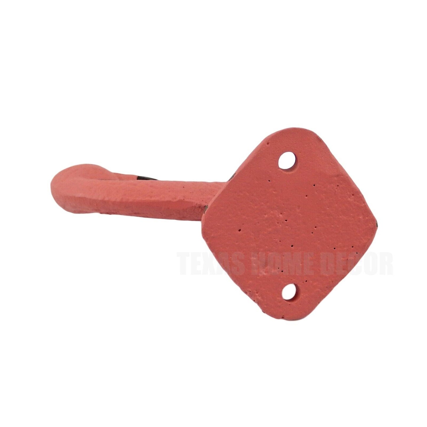 Pink Flamingo Wall Hook Cast Iron Coat Towel Robe Hanger Tropical Vintage Style