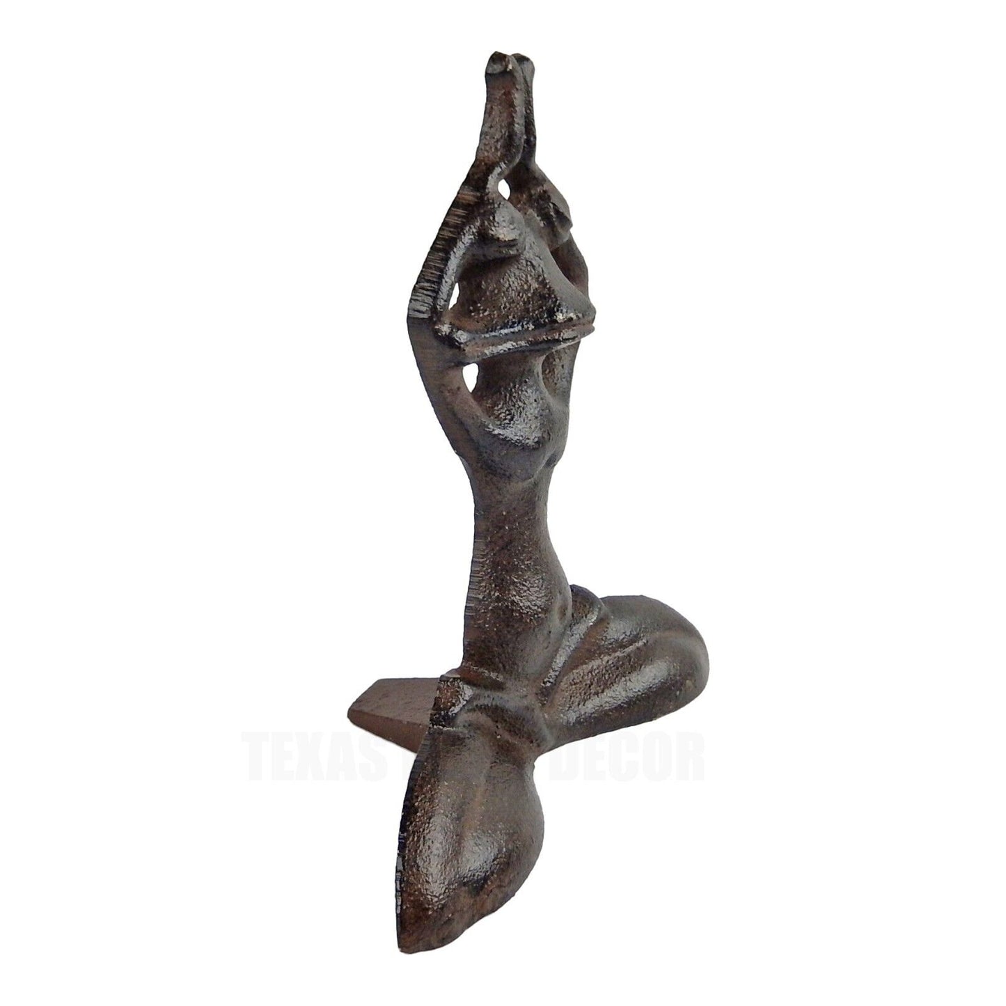 3 Assorted Cast Iron Yoga Frog Pose Figurines Zen Garden Decor Door Wedge