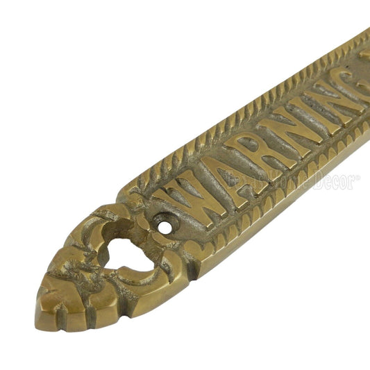 Warning Mermaids Aluminum Alloy Wall Plaque Sign Nautical Beach Boat Decor