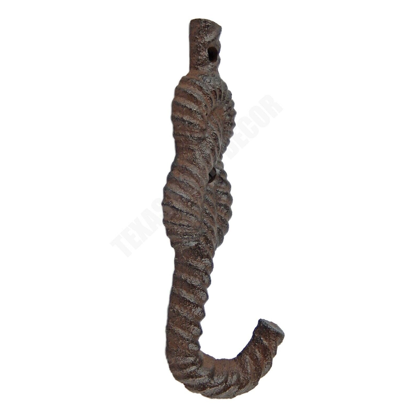 Rope Wall Hook Cast Iron Coat Towel Hanger Sailor Rock Climber Figure 8 Knot