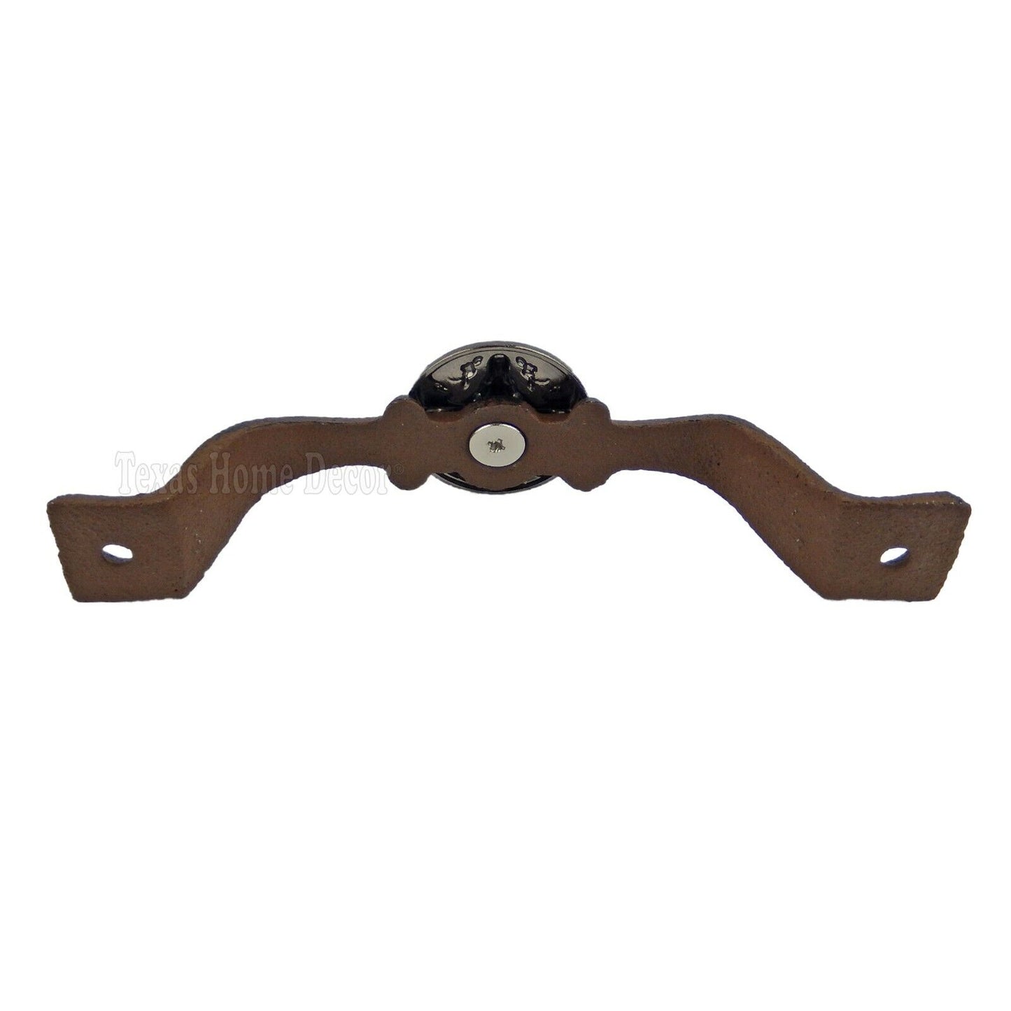 Rustic Handle Texas Flag Longhorn Door Drawer Pull Rustic Cast Iron Cabinet