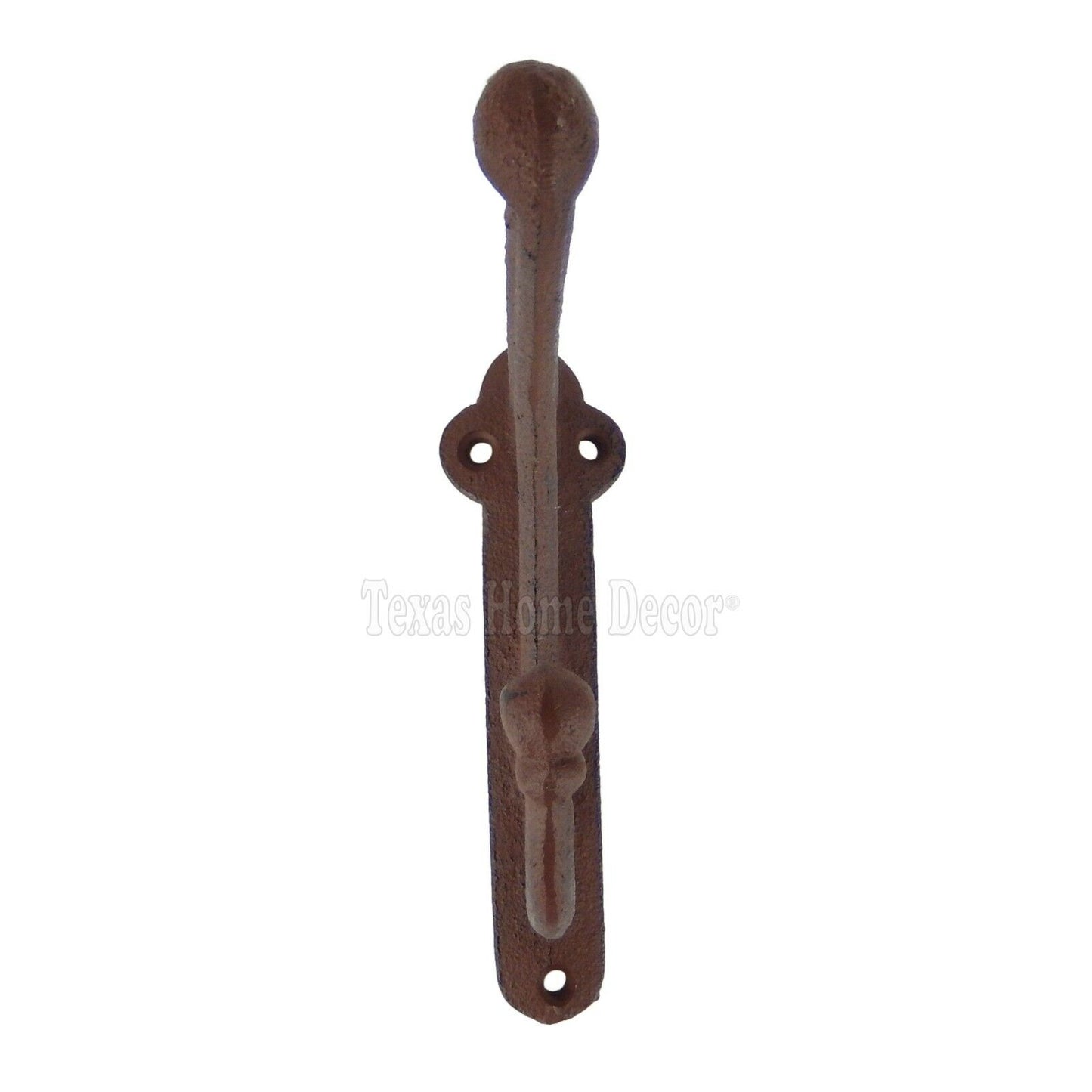 Harness Hook Farm Shed Coat Hanger Heavy Duty Antique Style Rustic Cast Iron 7"