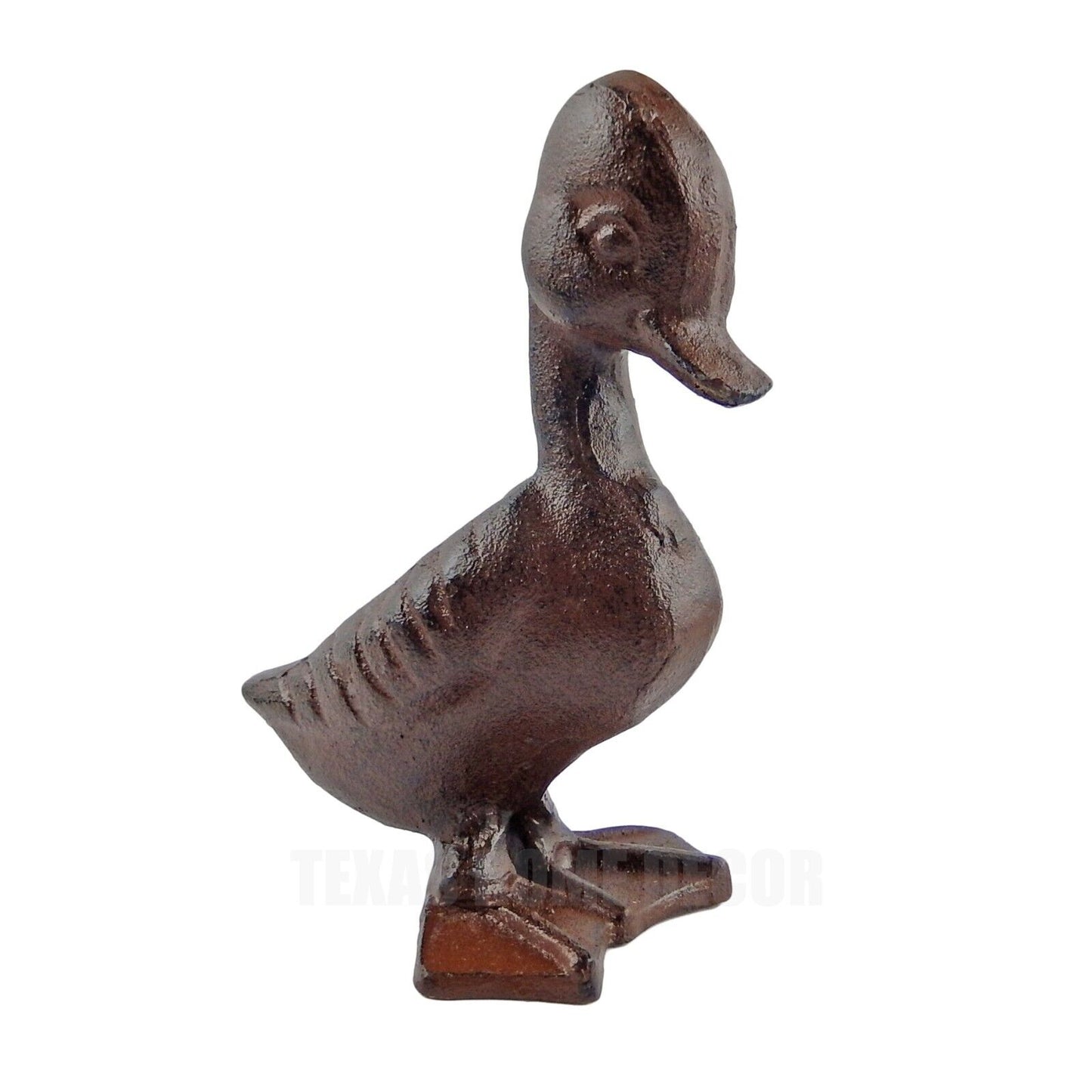 Cast Iron Baby Duck Duckling Figurine Statue Rustic Garden Yard Pond Decor