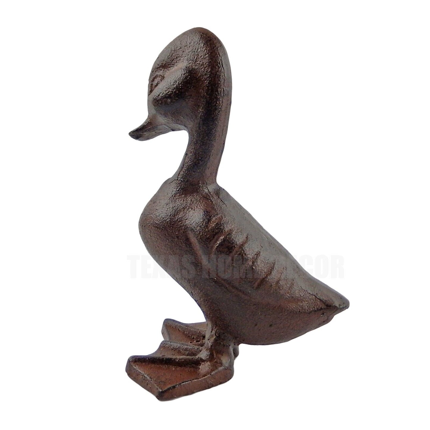 Cast Iron Baby Duck Duckling Figurine Statue Rustic Garden Yard Pond Decor