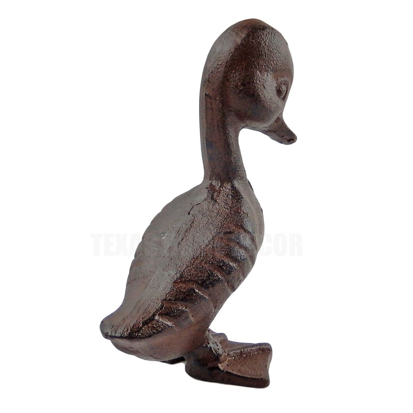 Cast Iron Baby Duck Duckling Figurine Statue Rustic Garden Yard Pond Decor