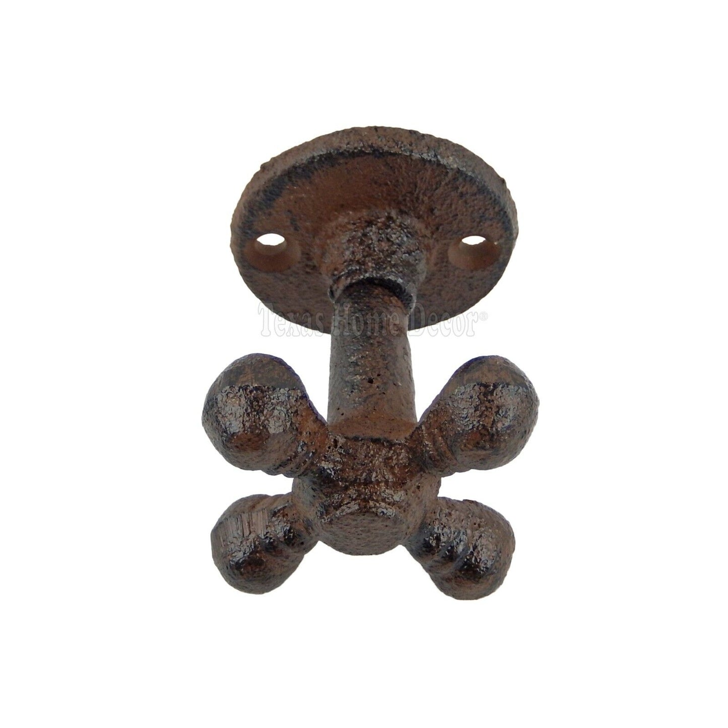 Faucet Knob Wall Hook Handle Cast Iron Towel Coat Purse Hanger Antique Style
