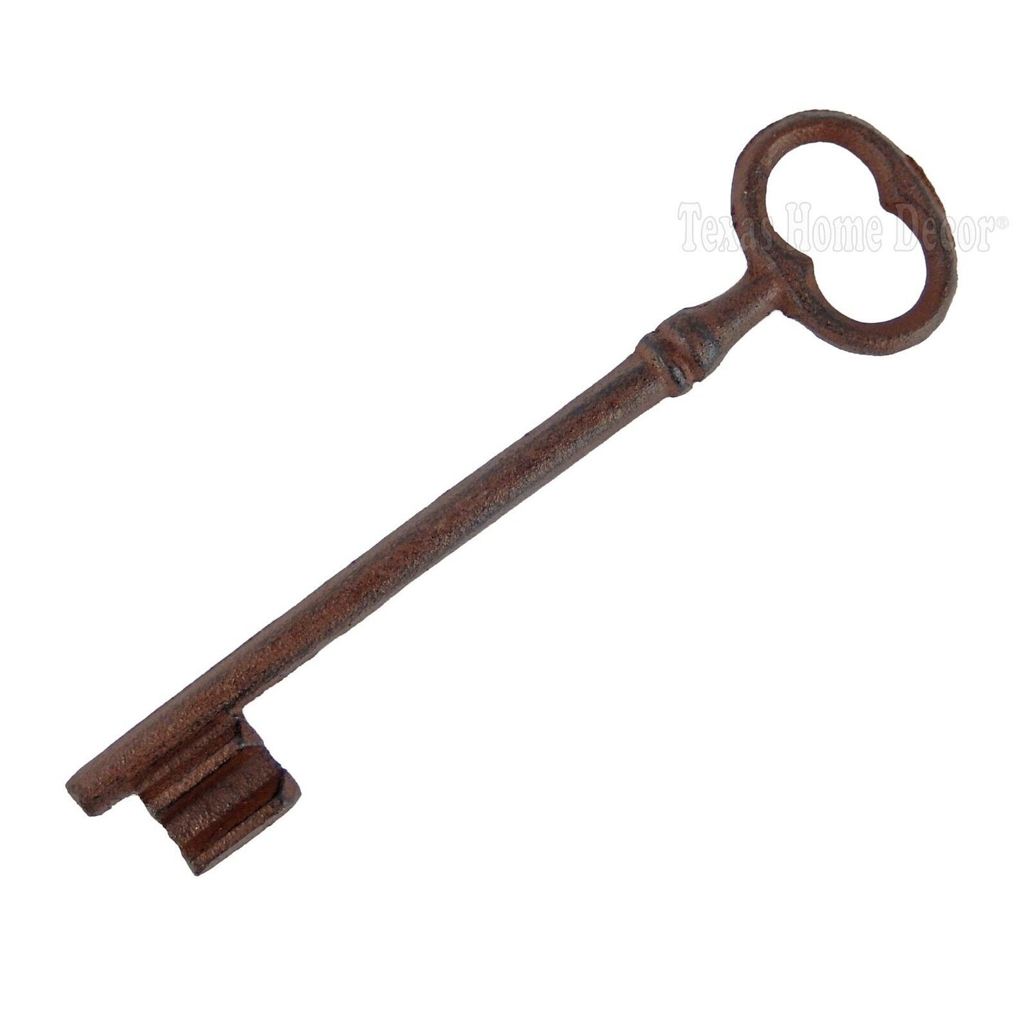 Cast Iron Jailers Key Victorian Antique Style Skeleton Key Decorative 8 1/2 inch