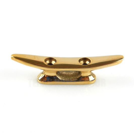 Small Polished Solid Brass Boat Cleat Wall Hook Coat Towel Hanger Door Handle