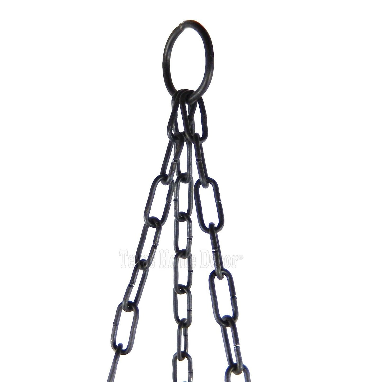 Hanging Bird Feeder Cast Iron Rustic Finish Floral Tree Yard Garden Decor