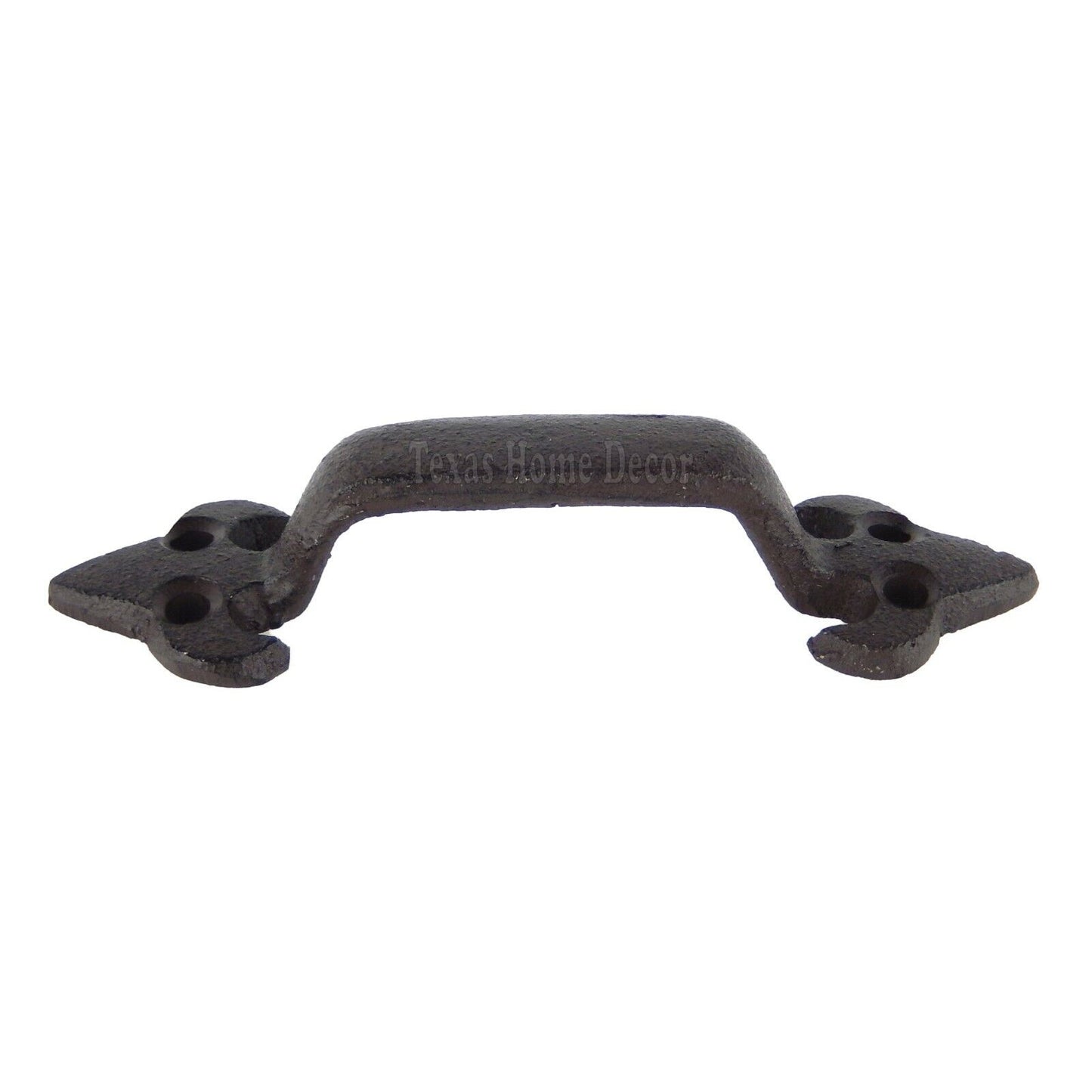 Small Door Handle Cast Iron Fleur De Lis Victorian Cabinet Drawer Pull 4 5/8"