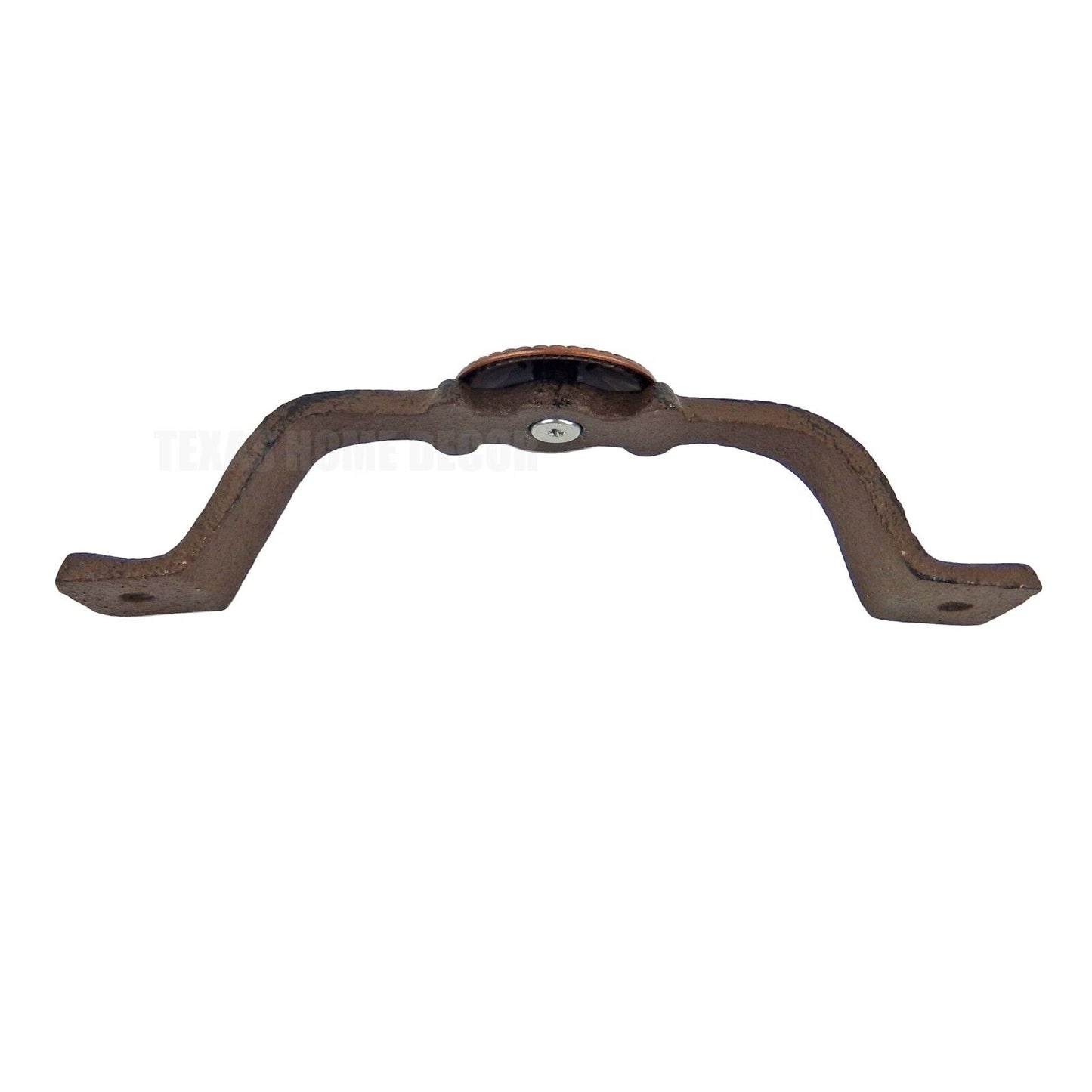 Rustic Turquoise Solid Copper Star Concho Door Handle Cast Iron Drawer Pull 6 in
