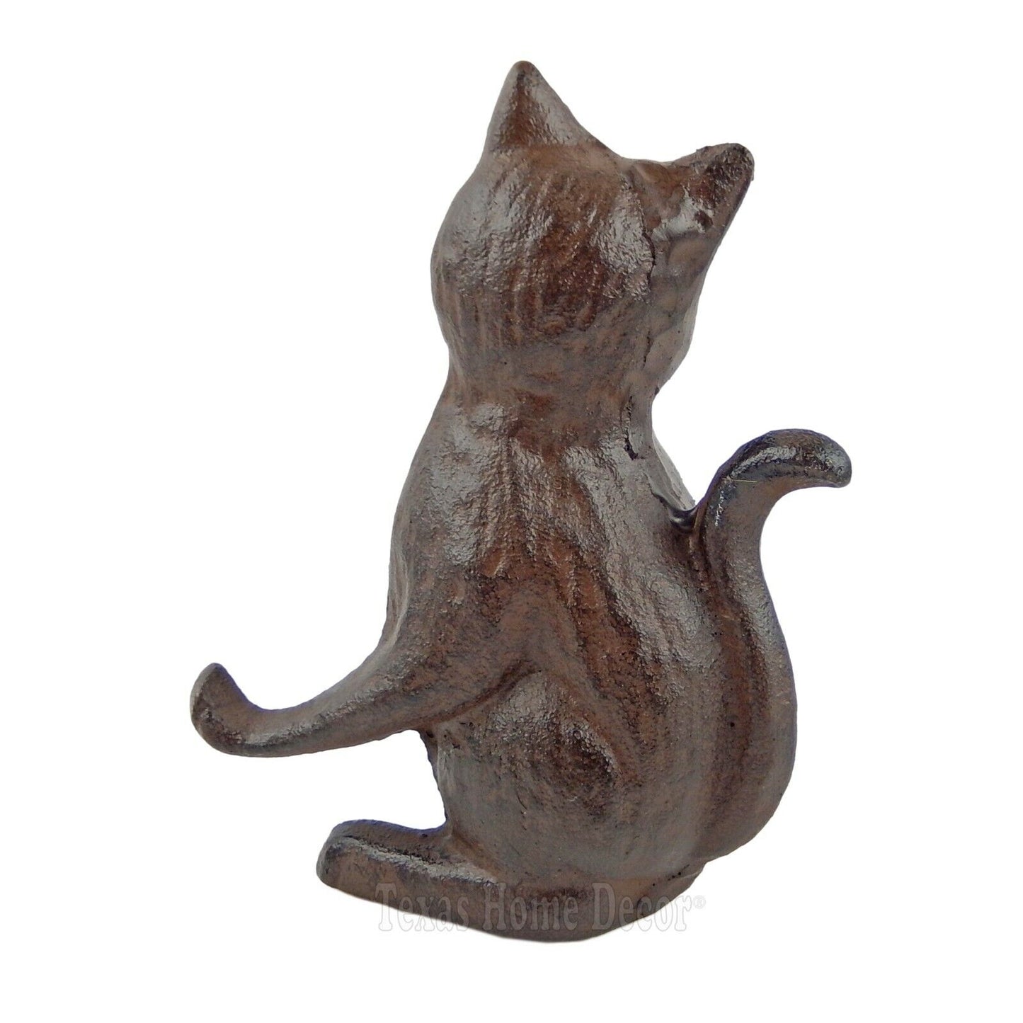 Cat Kitty Cell Phone Business Card Holder Pet Groomer Vet Office Cast Iron 6"