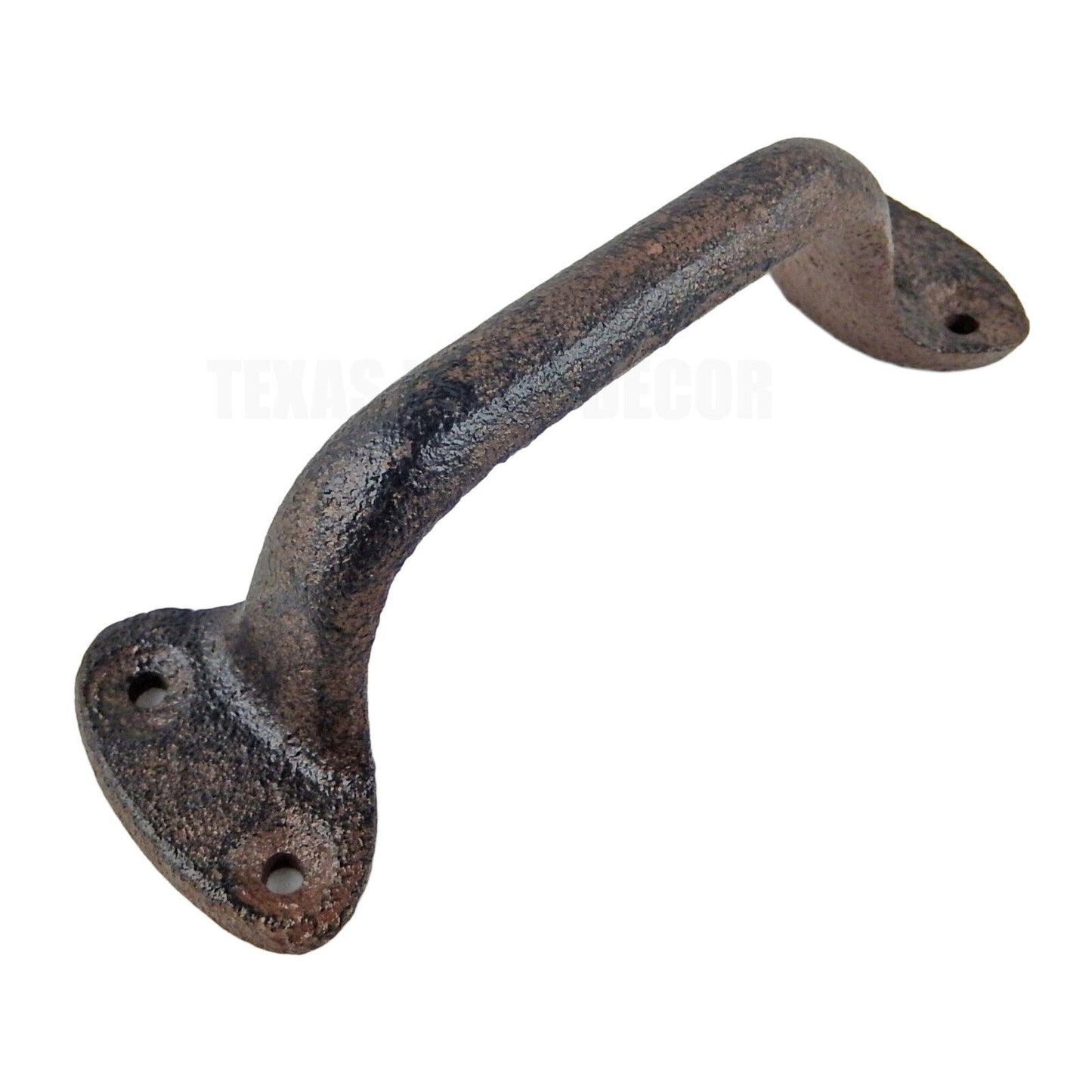 6 Cast Iron Door Handles Rustic Antique Style Barn Gate Shed Door Cabinet Pull