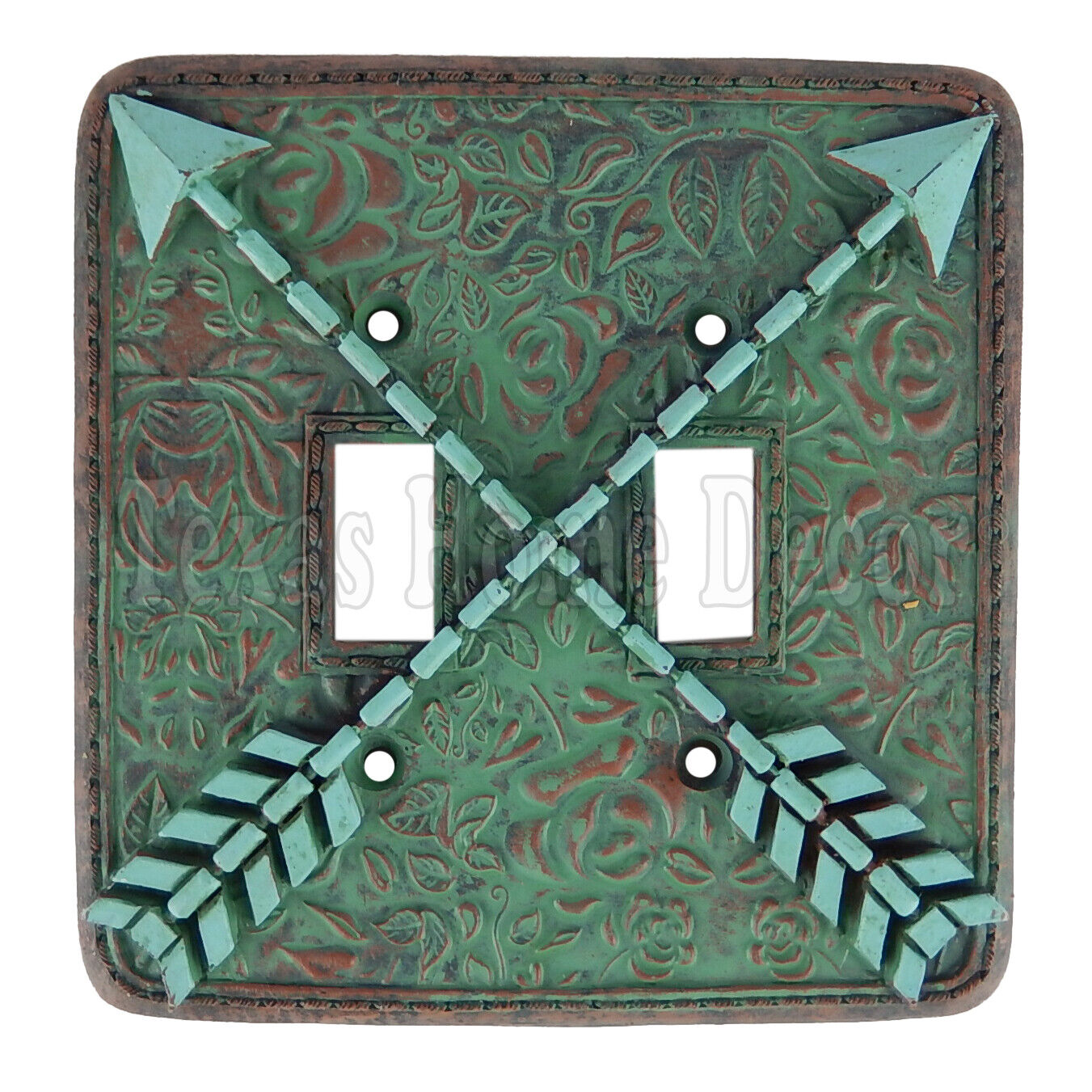 Southwestern Arrows Floral Switch Plate Covers Outlet Plug, Single Double Toggle