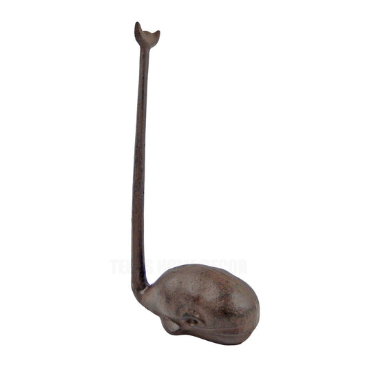 Whale Kitchen Paper Towel Holder Cast Iron Bathroom Toilet Tissue Holder Brown