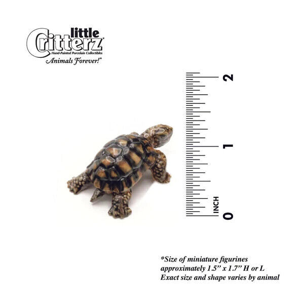 Little Critterz Miniature Collectors Desert Tortoise "Joshua" Porcelain Figurine