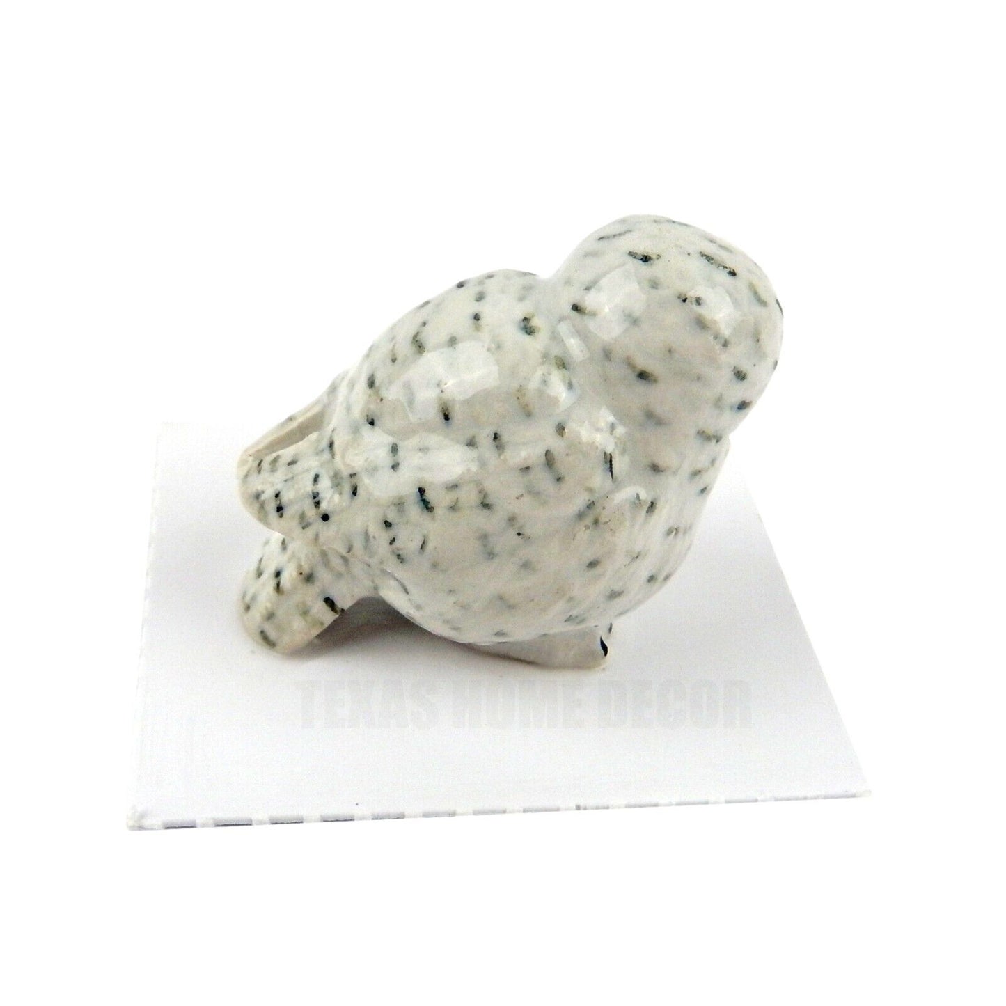 Little Critterz Miniature Collectors Snowy Owl "Ghost" Porcelain Figurine