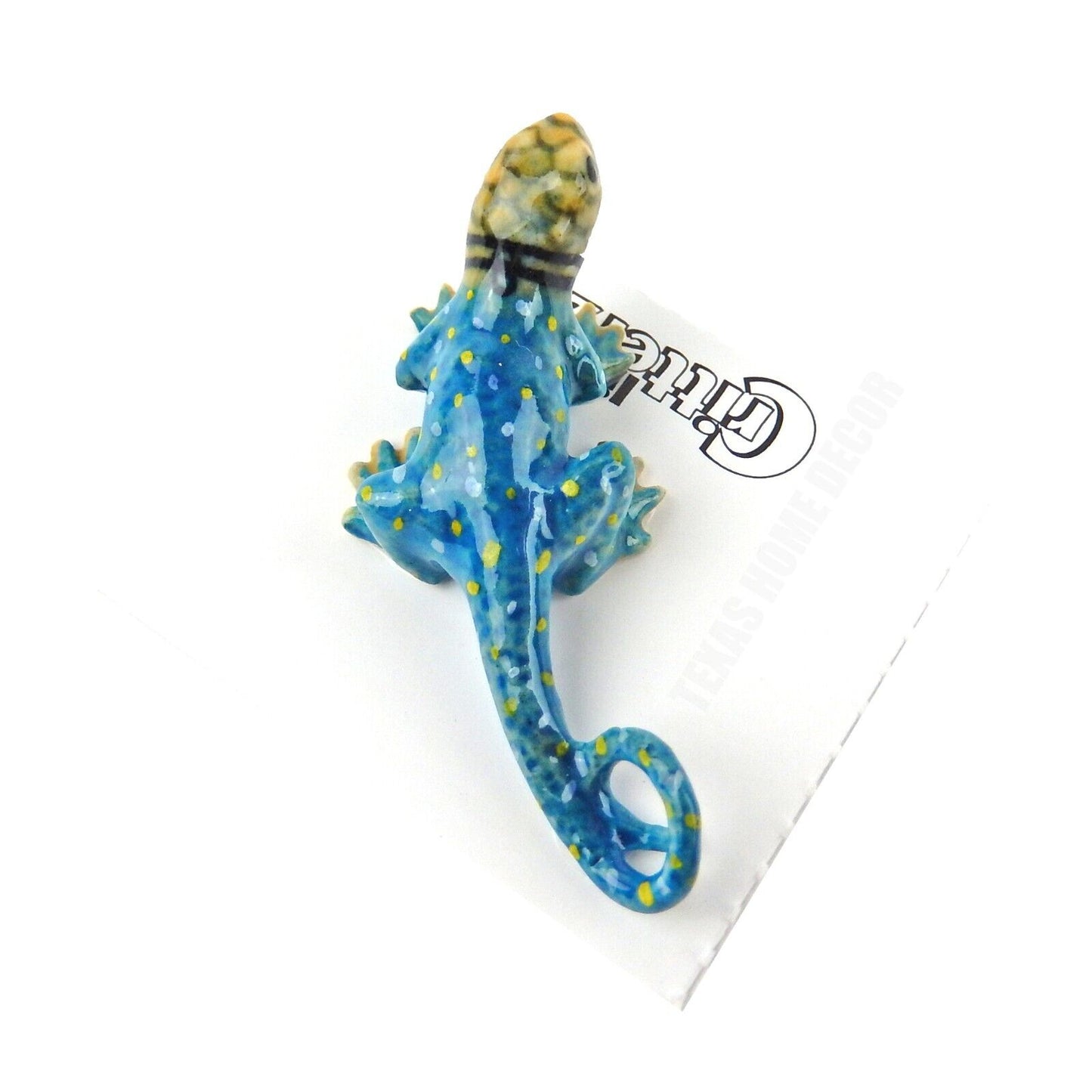 Little Critterz Miniature Collectors Collared Lizard "Boomer" Porcelain Figurine