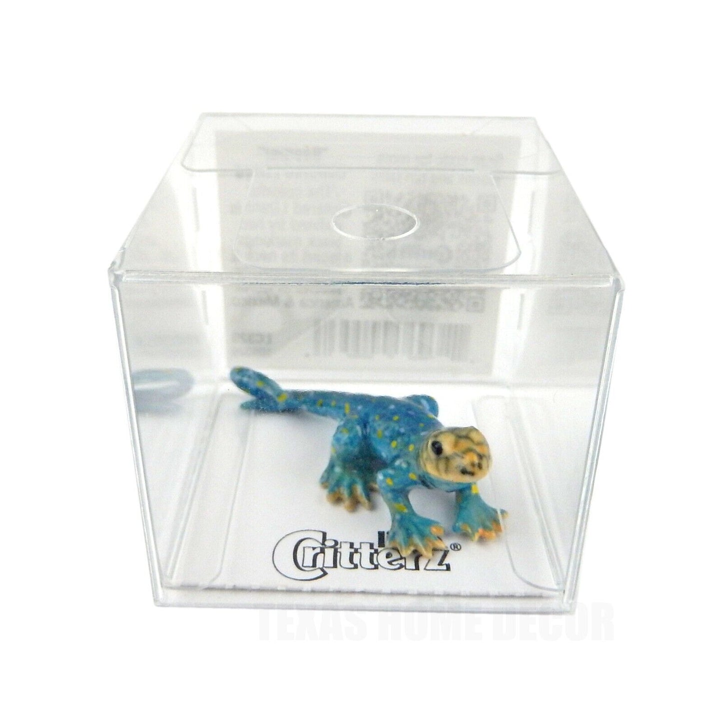 Little Critterz Miniature Collectors Collared Lizard "Boomer" Porcelain Figurine