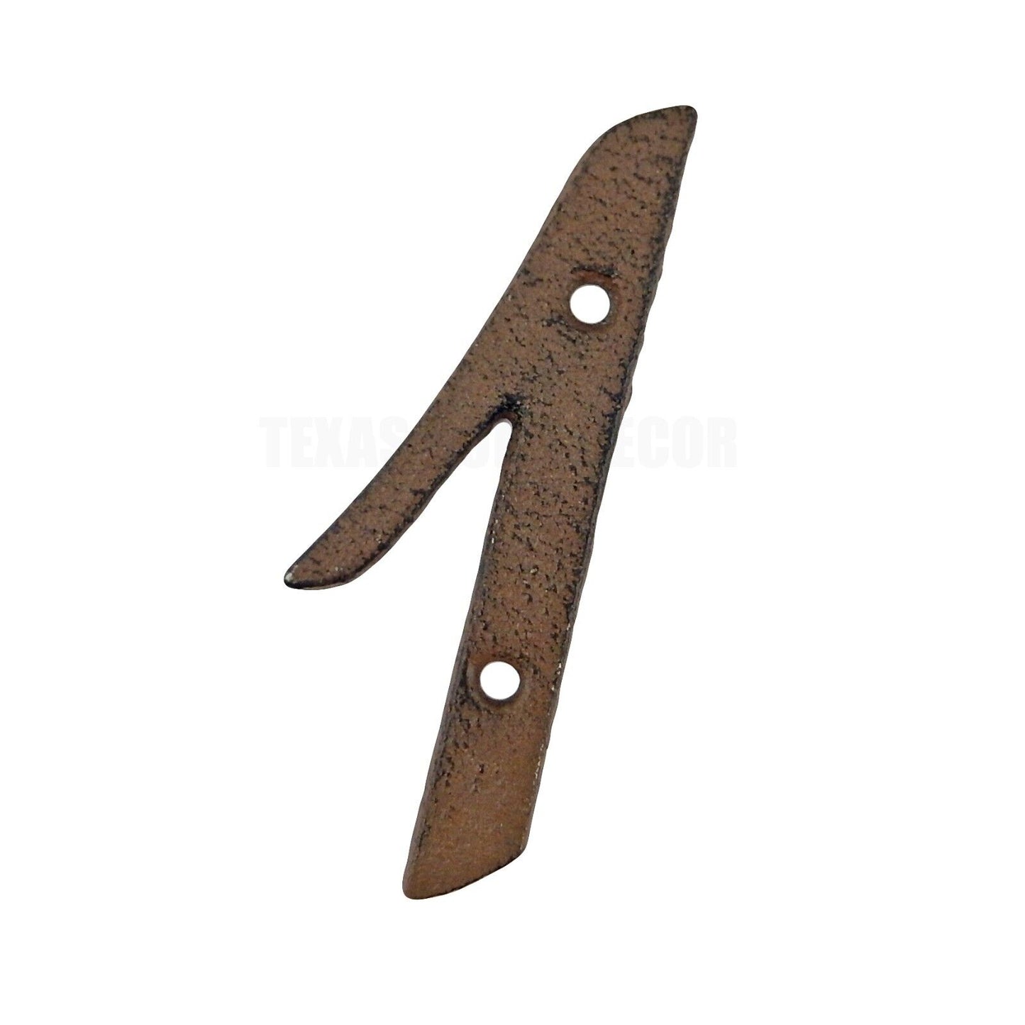 Metal House Numbers Street Address 4 inch Rustic Cast Iron Pick #'s from 0-9