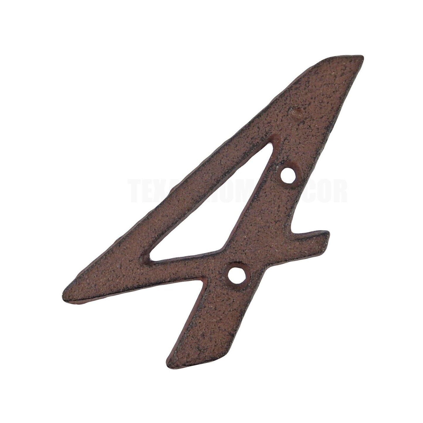 Metal House Numbers Street Address 4 inch Rustic Cast Iron Pick #'s from 0-9