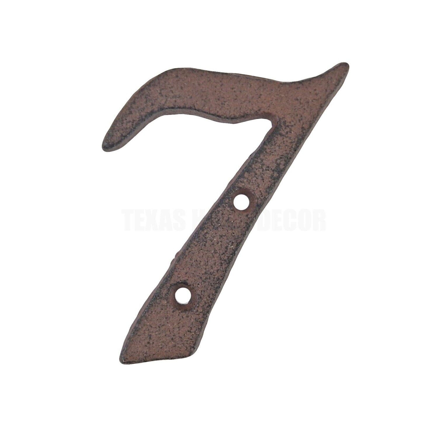 Metal House Numbers Street Address 4 inch Rustic Cast Iron Pick #'s from 0-9