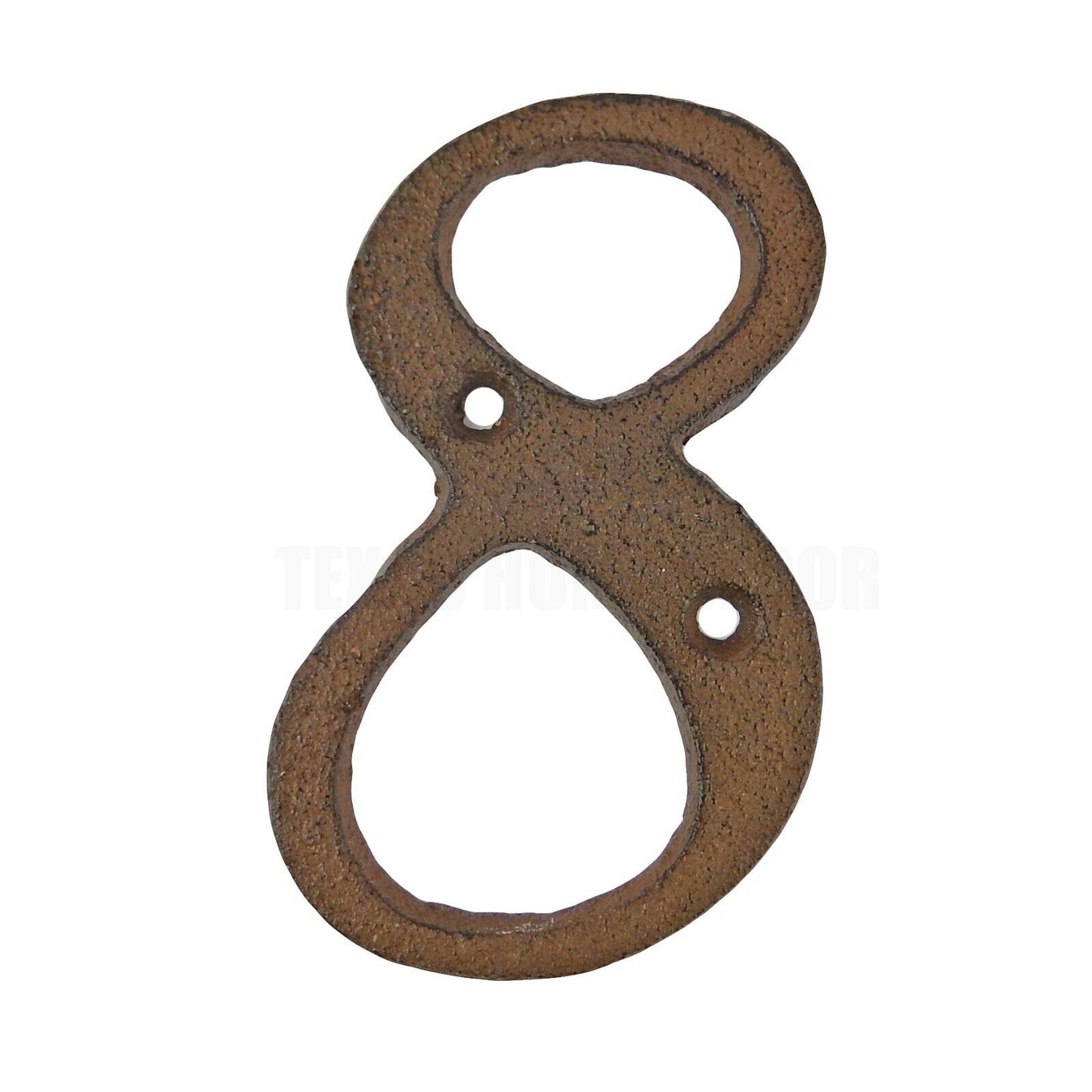 Metal House Numbers Street Address 4 inch Rustic Cast Iron Pick #'s from 0-9