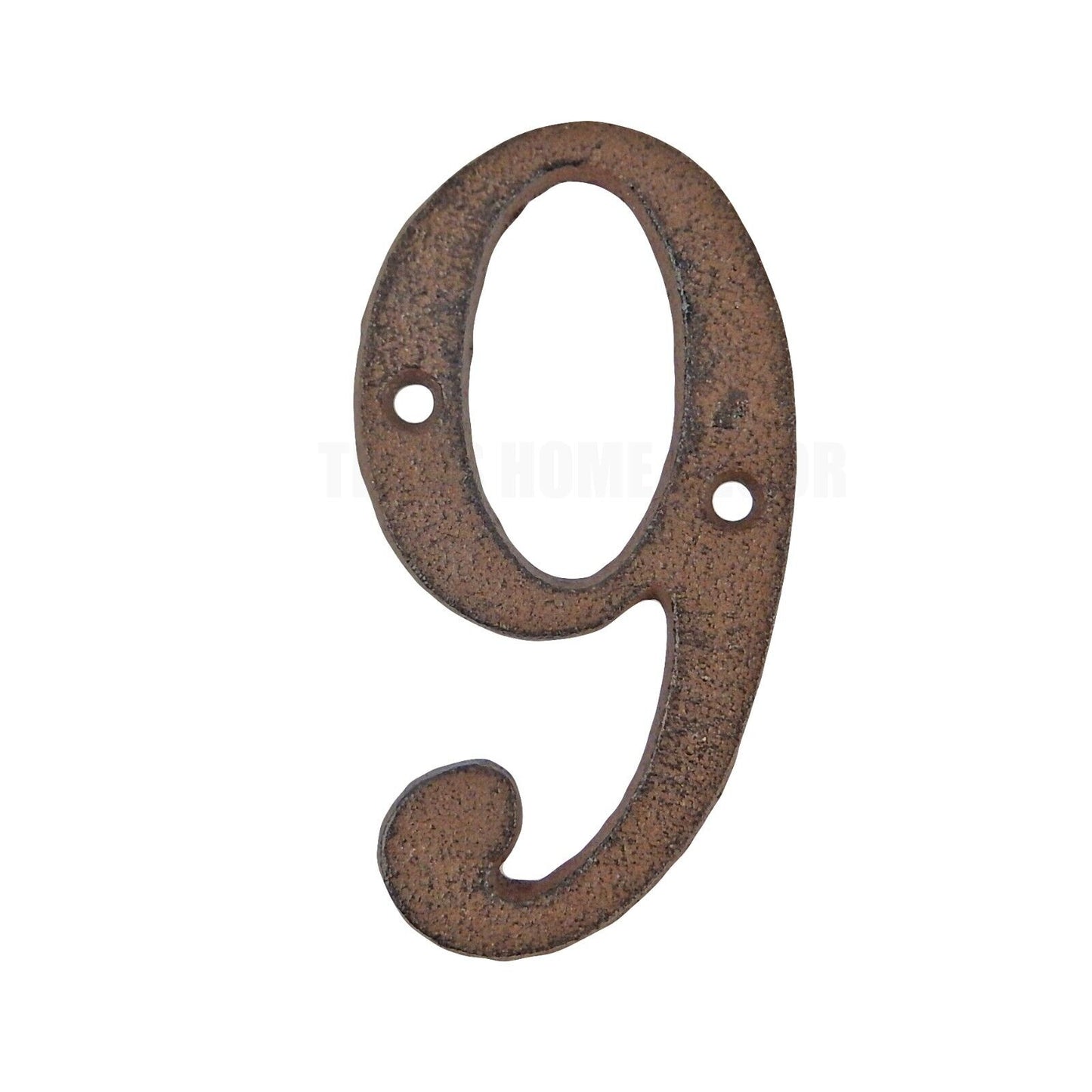 Metal House Numbers Street Address 4 inch Rustic Cast Iron Pick #'s from 0-9
