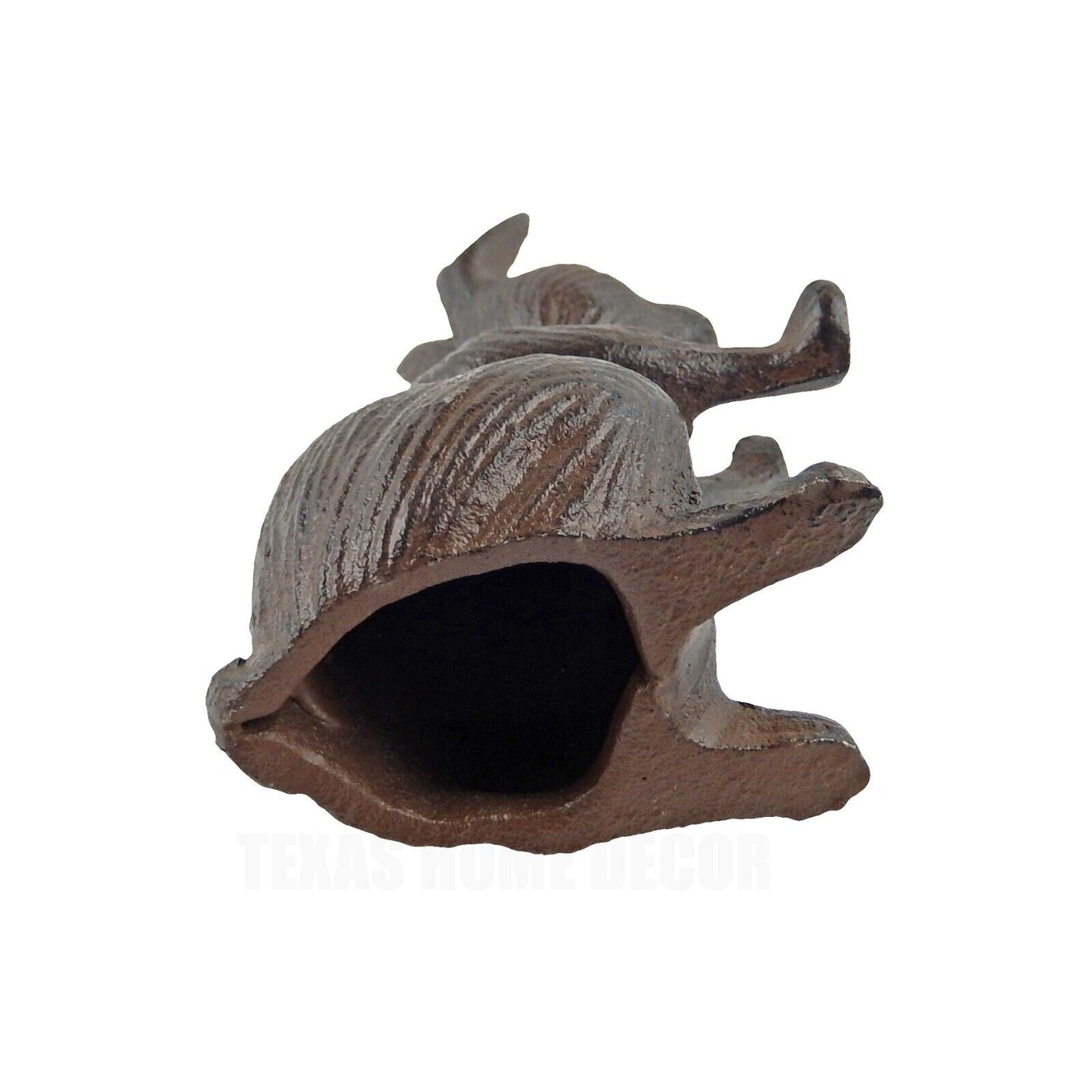 Bunny Rabbit Indoor Cast Iron Doorstop Figurine Bookend Rustic Antique Brown