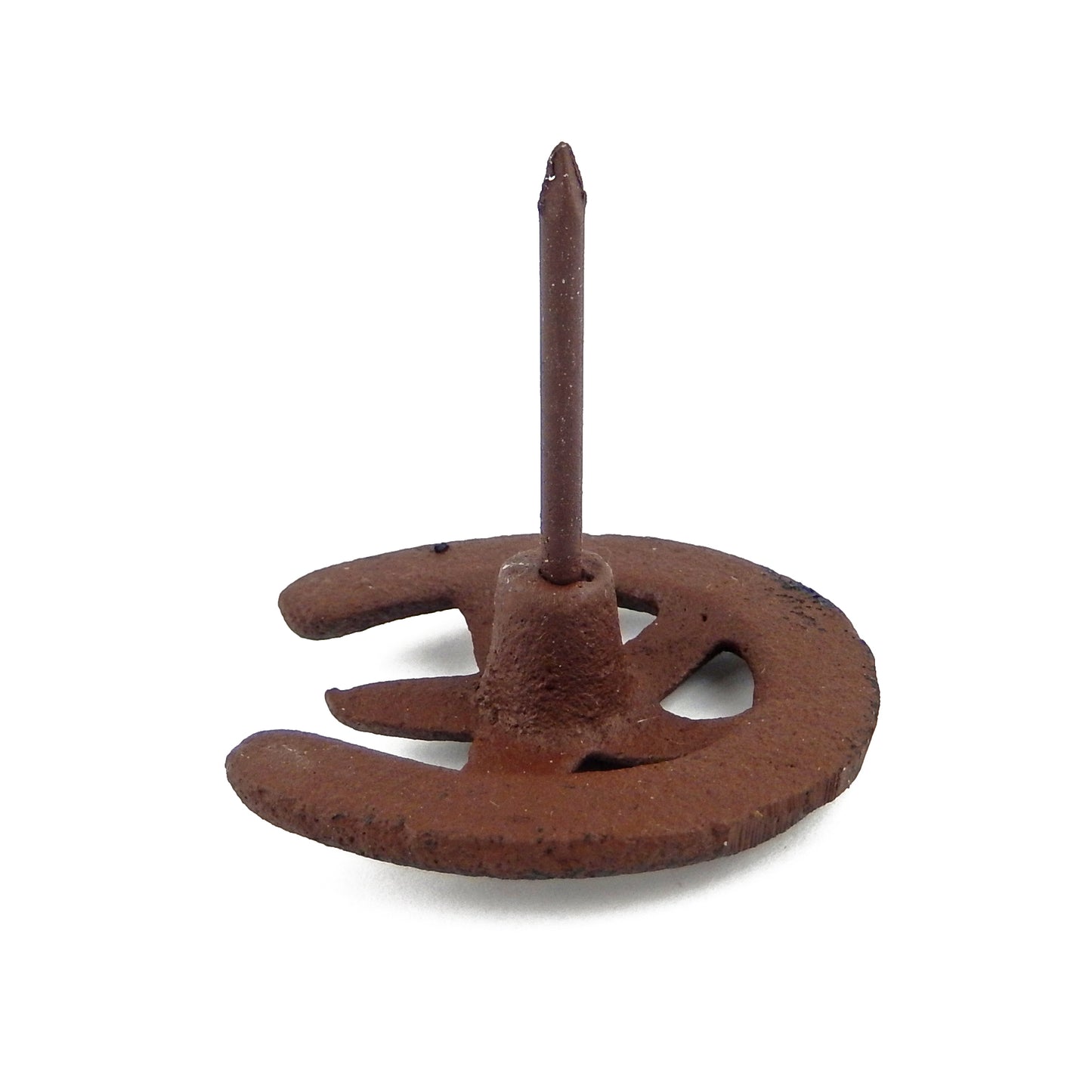 Horseshoe Star Nails Cast Iron 2 1/8" Head Rustic Brown Decor (Pack of 12)
