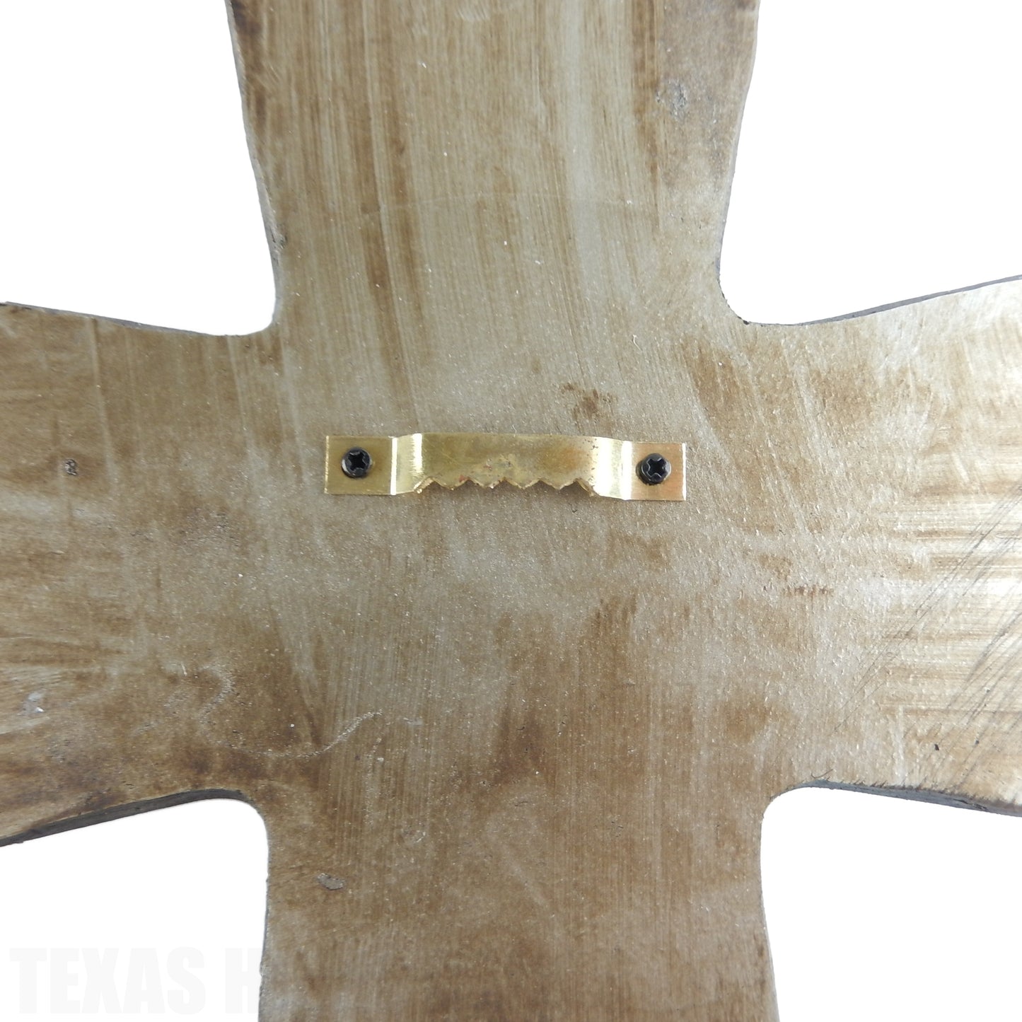 Turquoise Golden Star Decorative Wall Cross Rhinestones Silver Accents Yellow