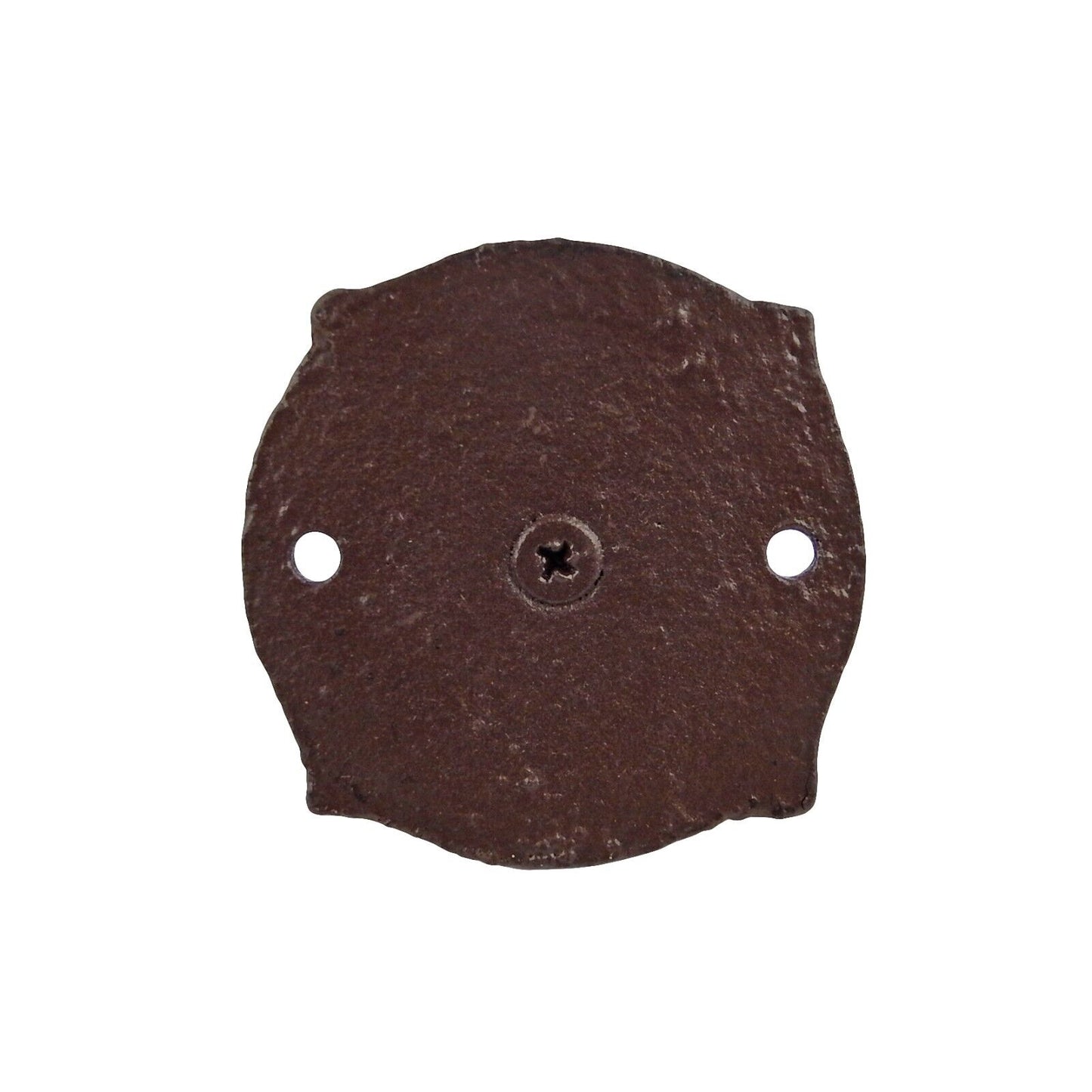 Floral Cast Iron Drawer Knob Pull or Wall Hook Hanger Antique Style Rustic Brown