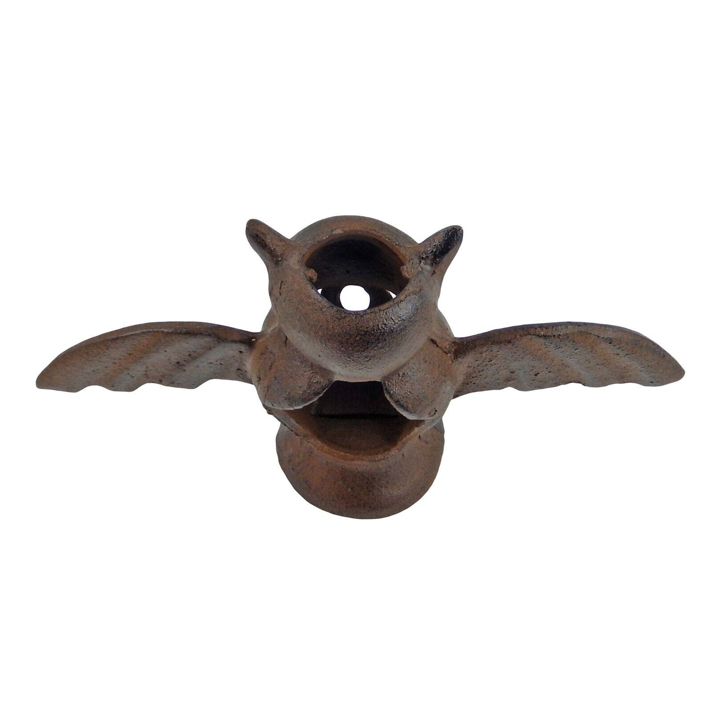 Rustic Cast Iron Bat Candle Holder Halloween Haunted House Home Decor 10 inch