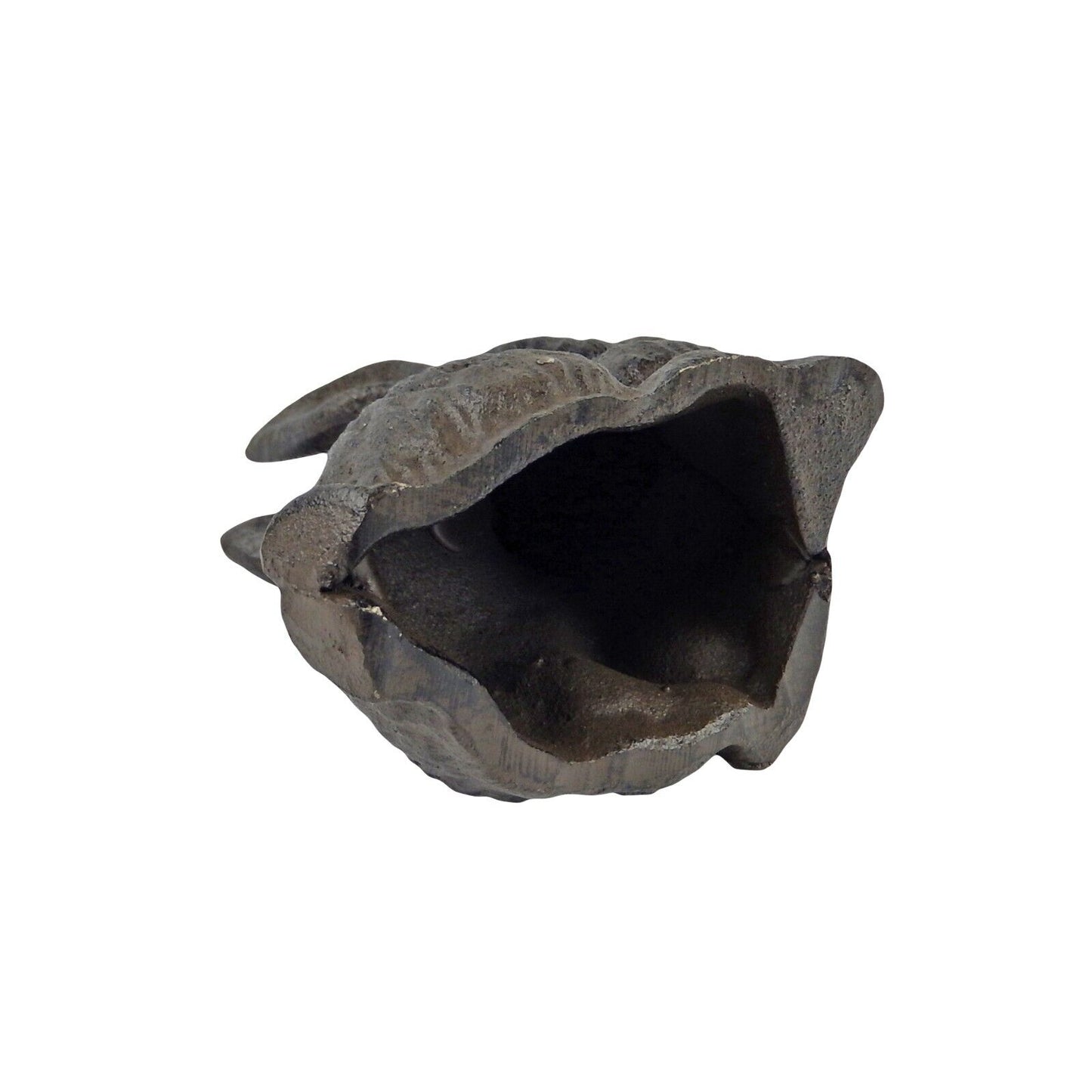 Small Cast Iron Bunny Rabbit Garden Figurine Statue Rustic Brown Antique Style