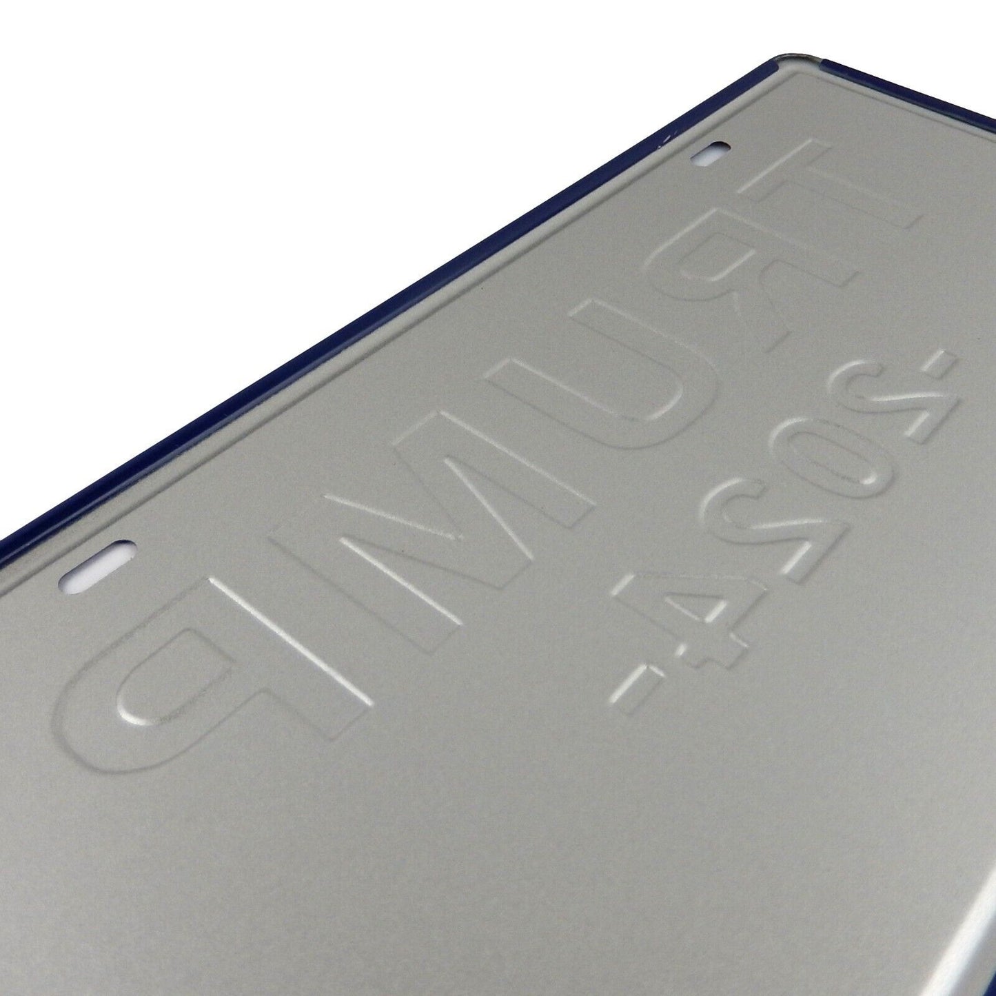 Trump 2024 Take America Back Red White & Blue Tin Metal License Plate Embossed