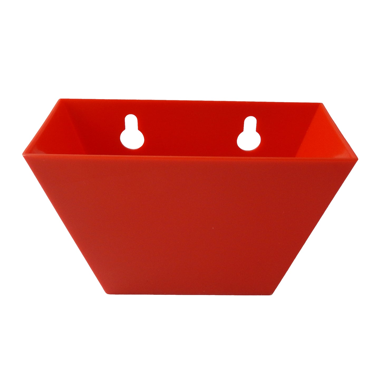 Red Plastic Bottle Cap Catcher For Wall Mounted Bottle Openers Holds 75 Caps