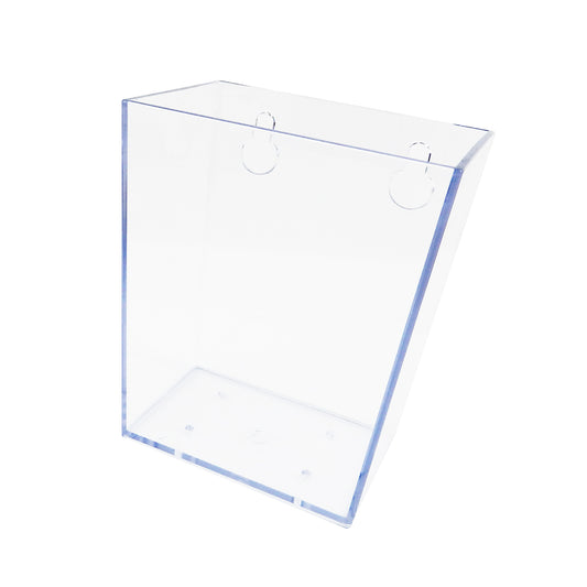 Small Clear Plastic Beer Bottle Cap Catcher For Wall Mount Openers Holds 50 Caps