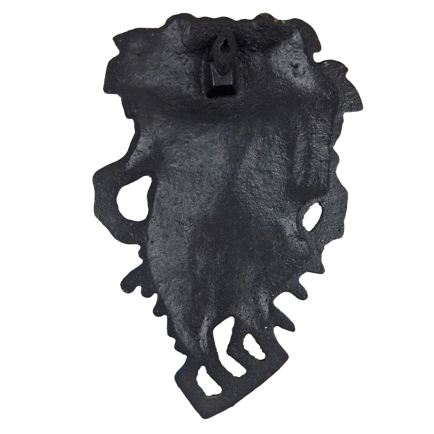 Green Man Celtic Garden Face Nature Wall Decor Rustic Gold Cast Iron 11.25 in