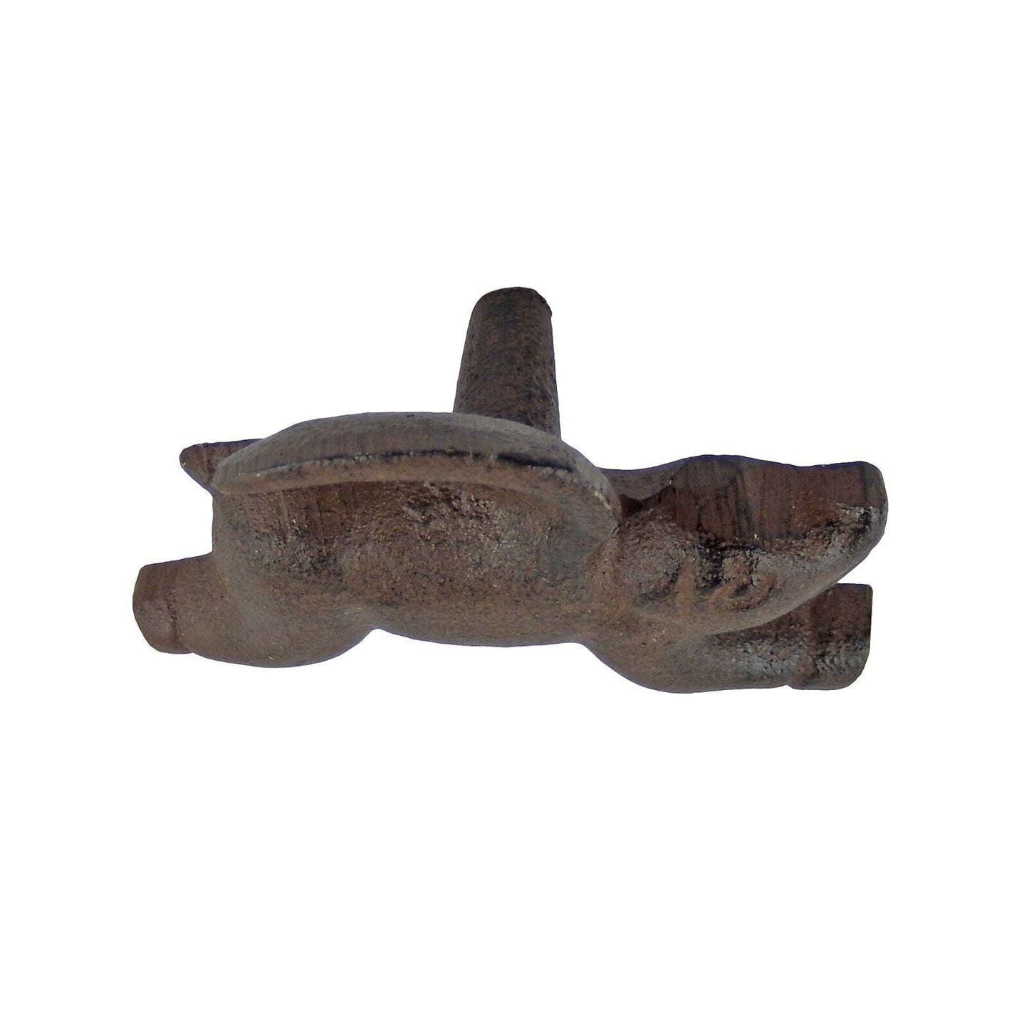 Cast Iron Flying Pig Cabinet Drawer Knob Door Pull With Screws Brown (Pack of 6)